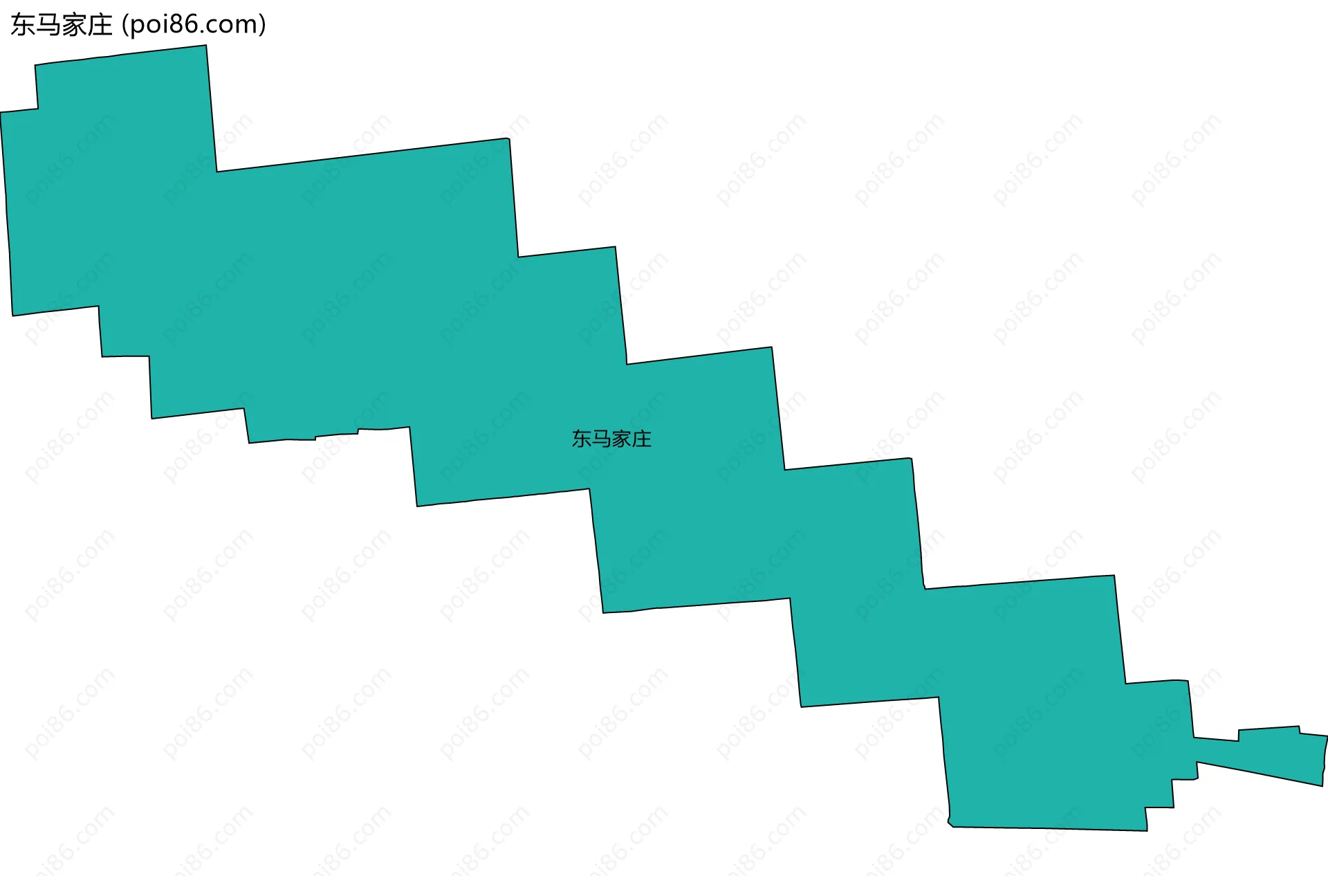 东马家庄边界地图