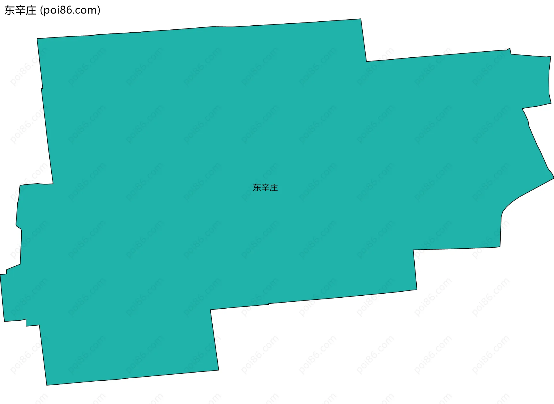 东辛庄边界地图