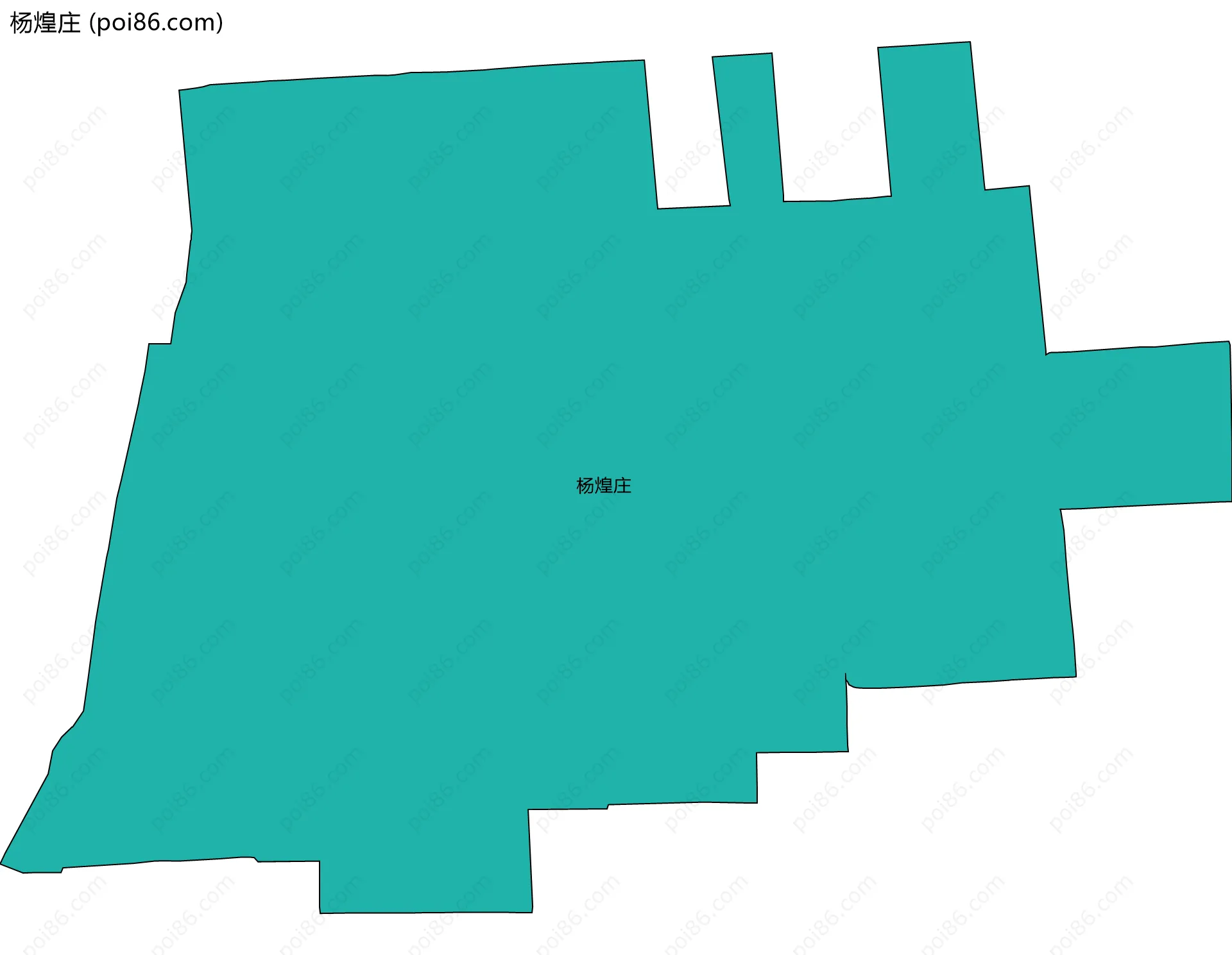 杨煌庄边界地图