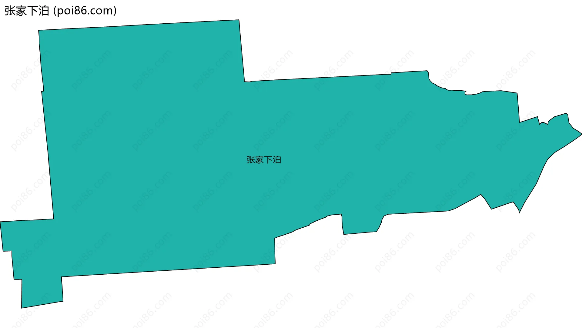 张家下泊边界地图