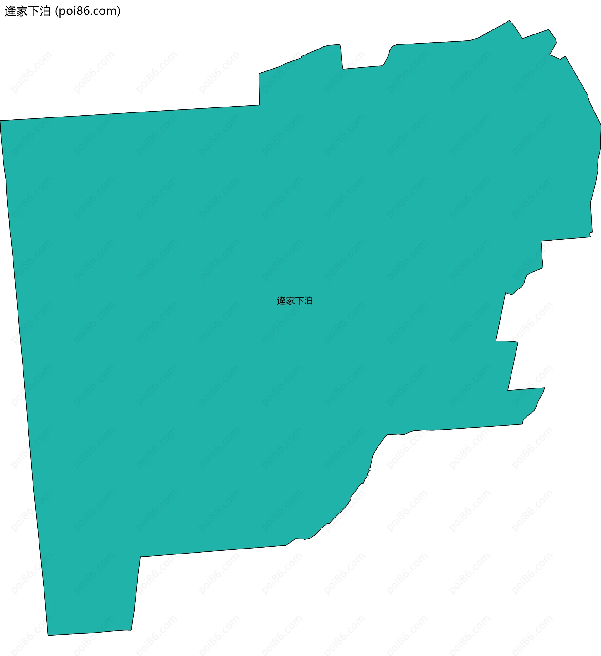 逄家下泊边界地图