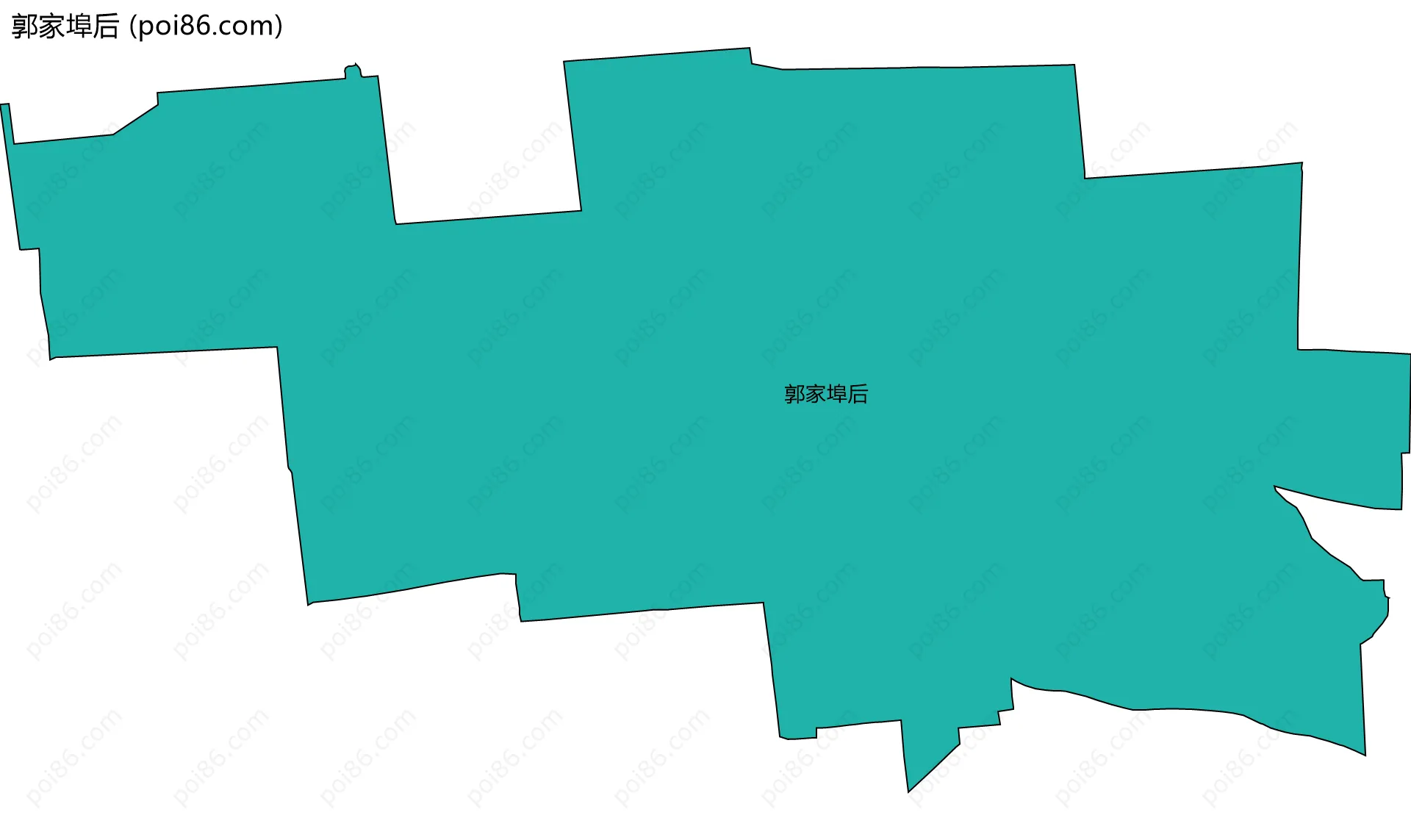 郭家埠后边界地图