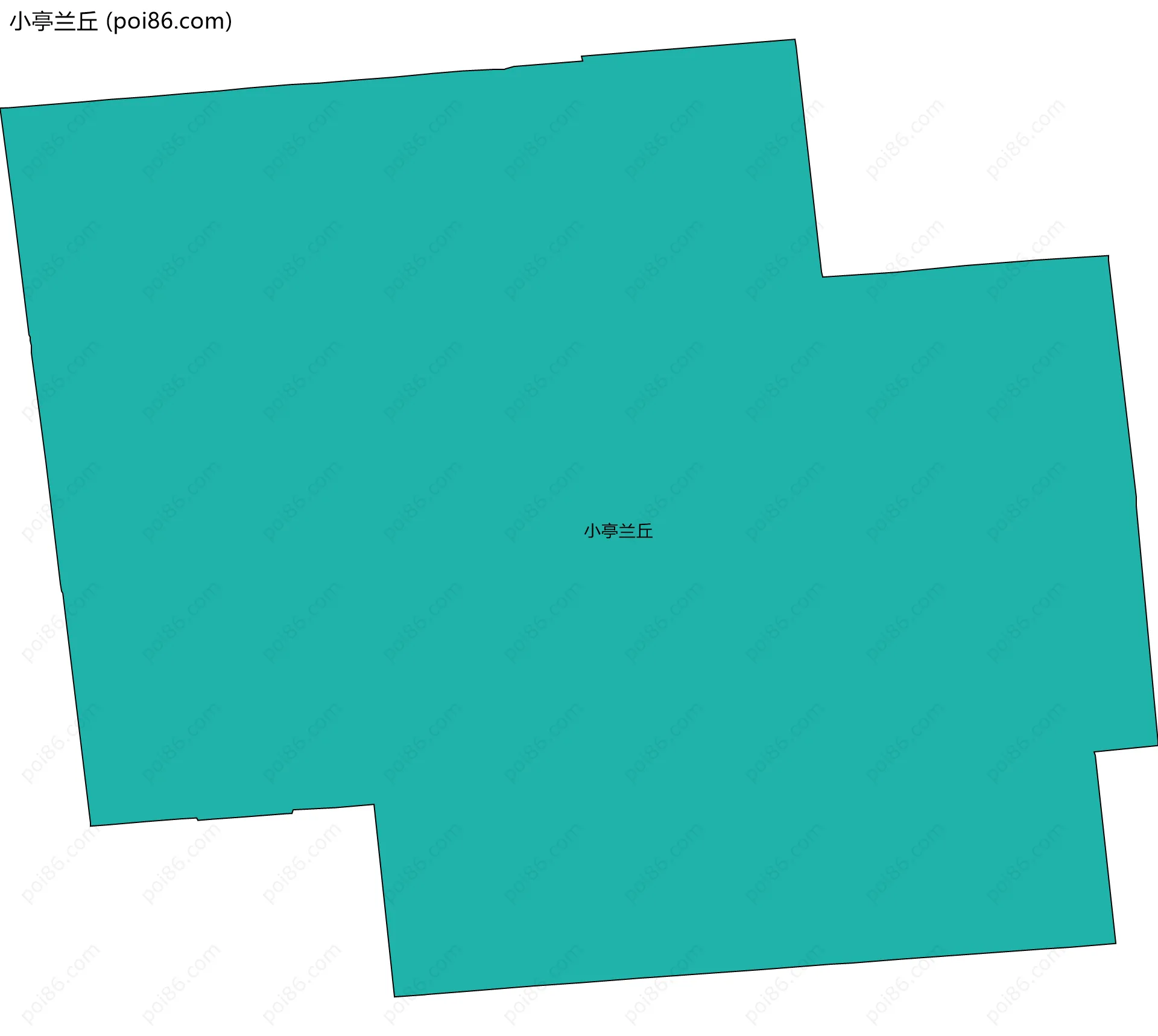 小亭兰丘边界地图