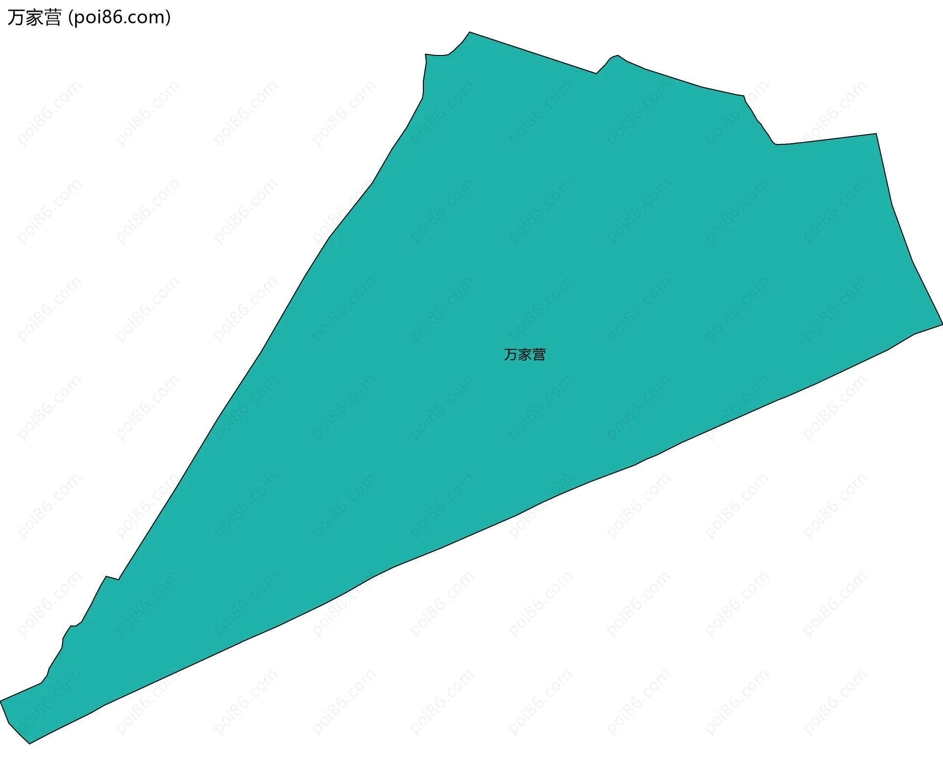 万家营边界地图