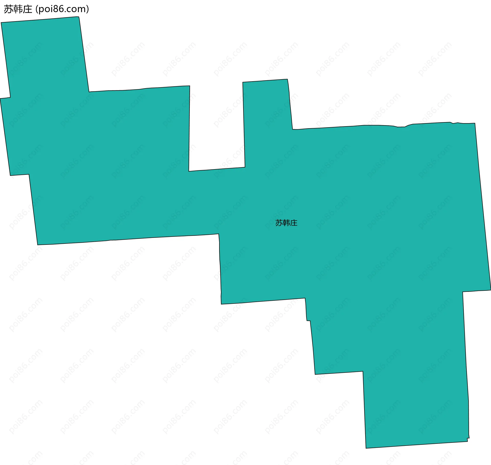 苏韩庄边界地图