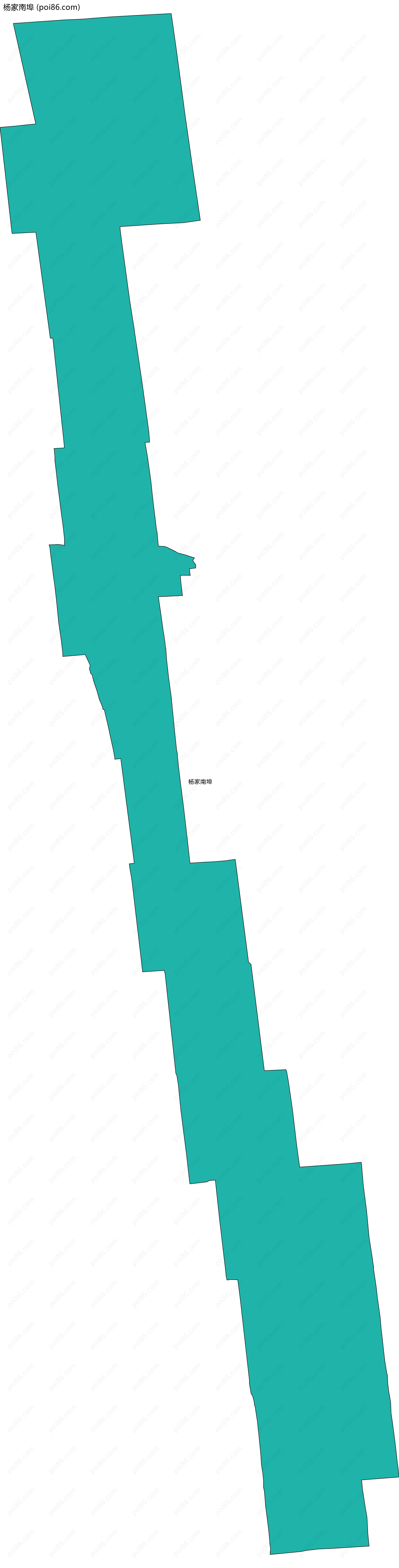 杨家南埠边界地图