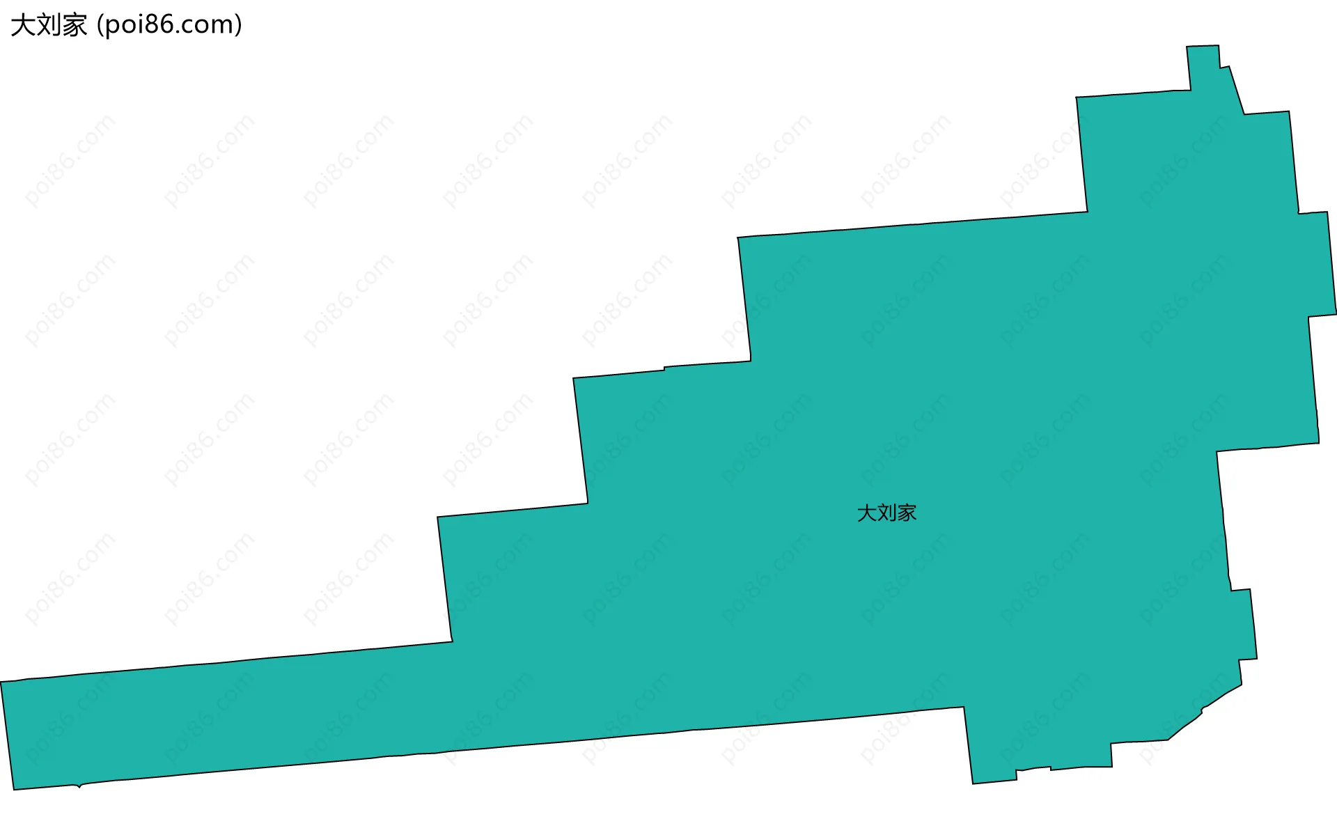 大刘家边界地图