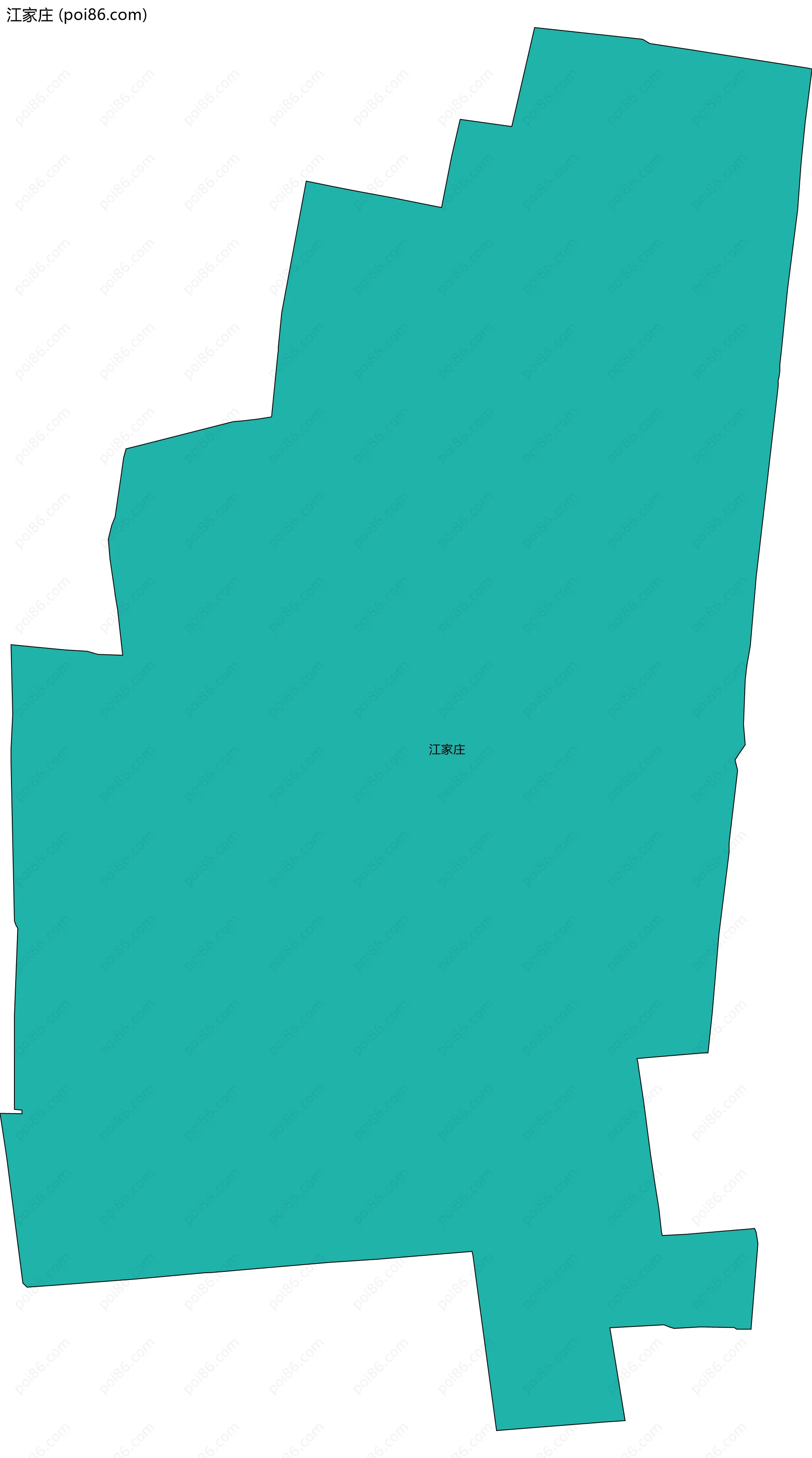 江家庄边界地图