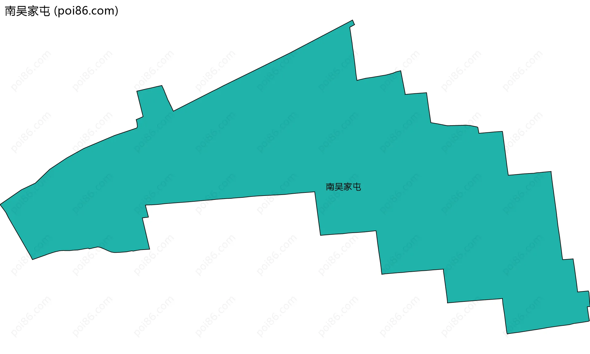 南吴家屯边界地图
