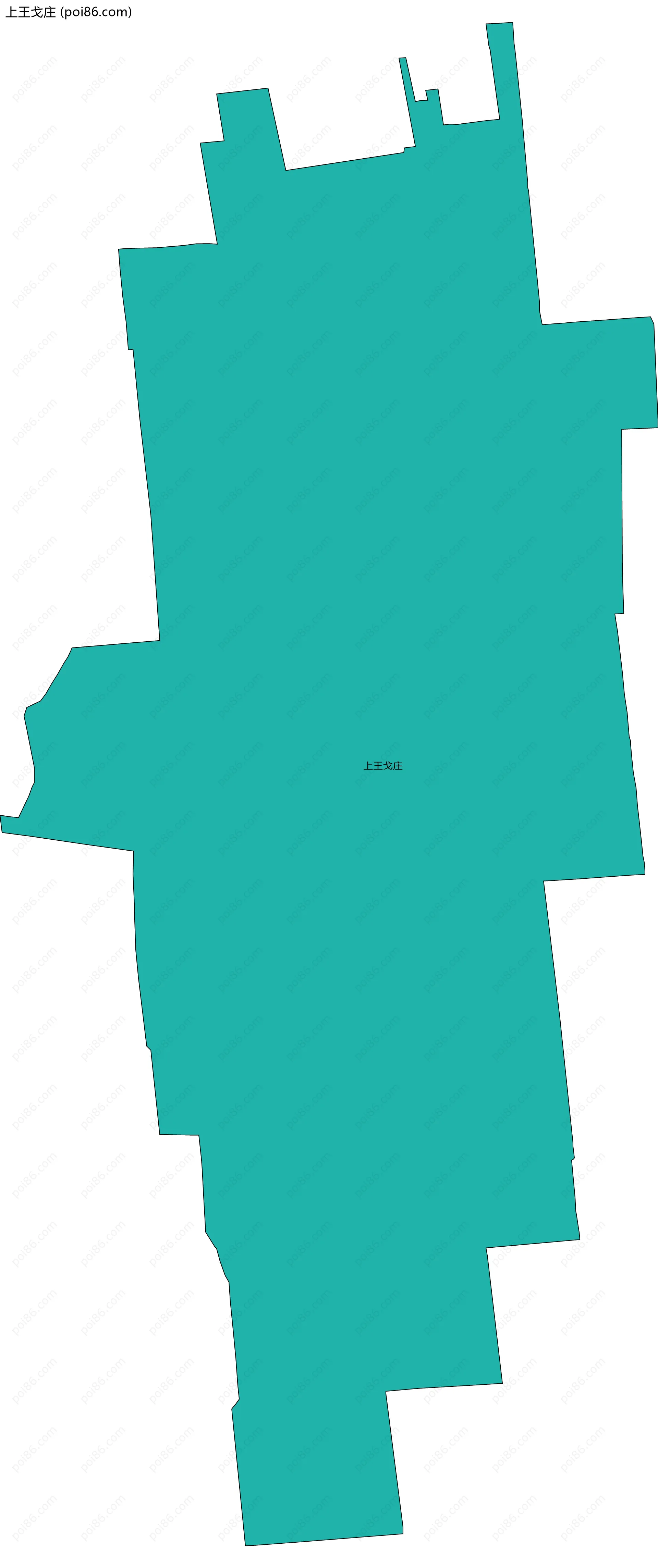 上王戈庄边界地图