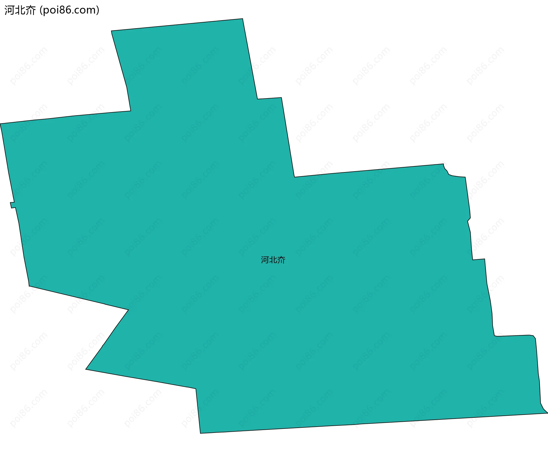 河北夼边界地图