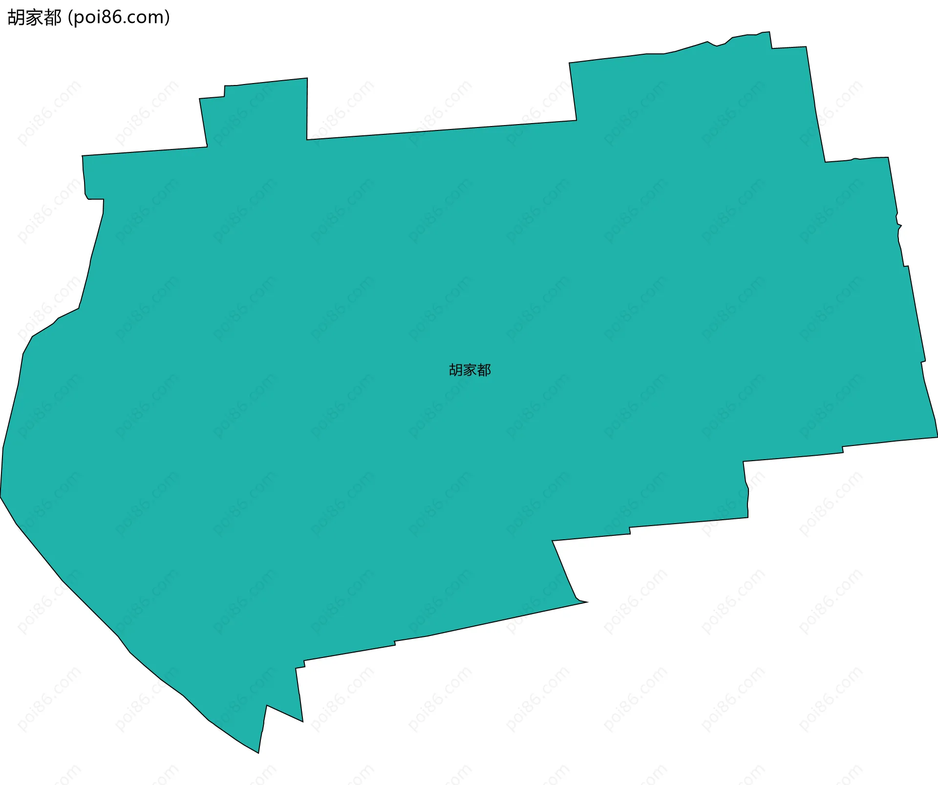 胡家都边界地图