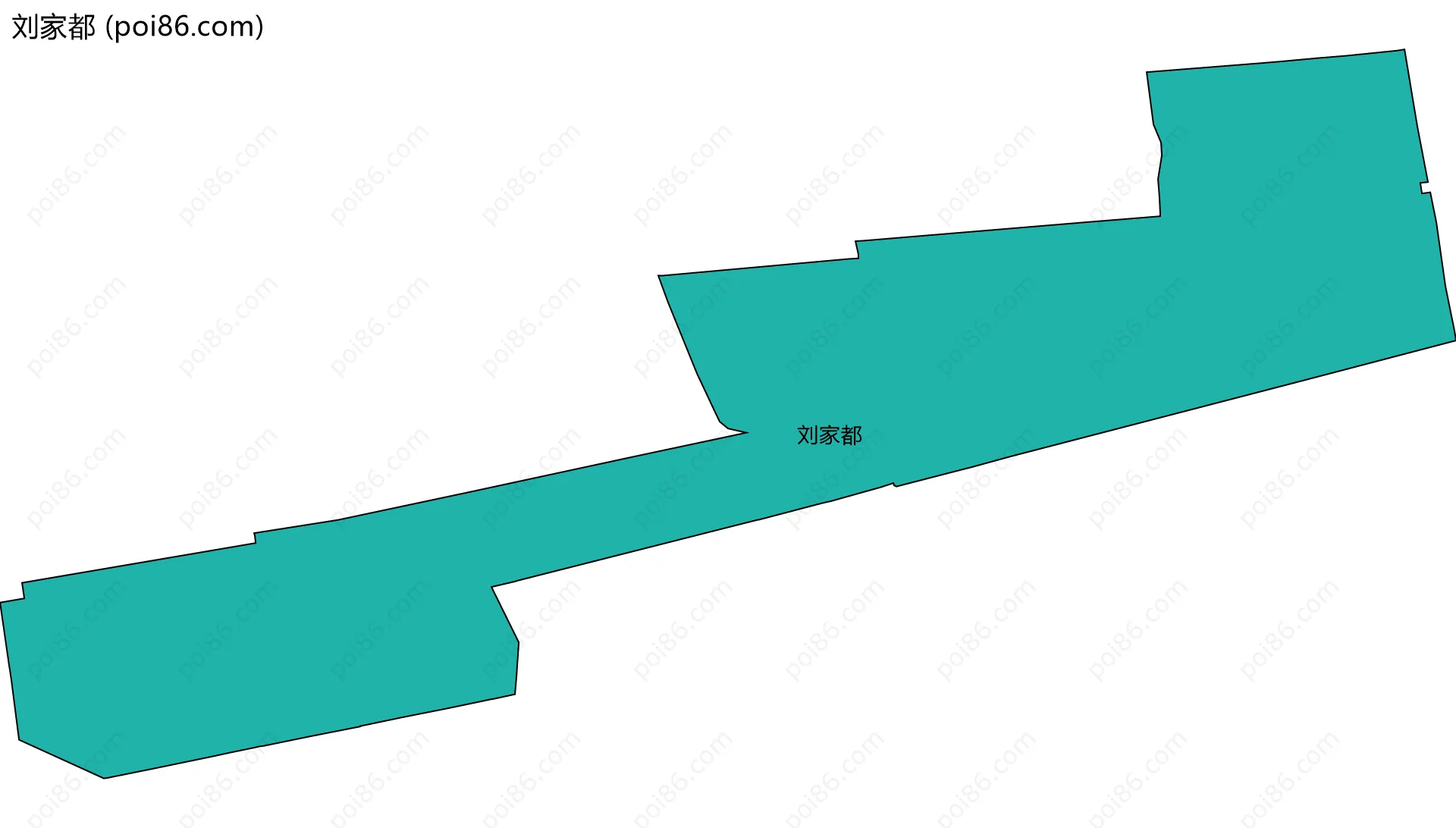 刘家都边界地图