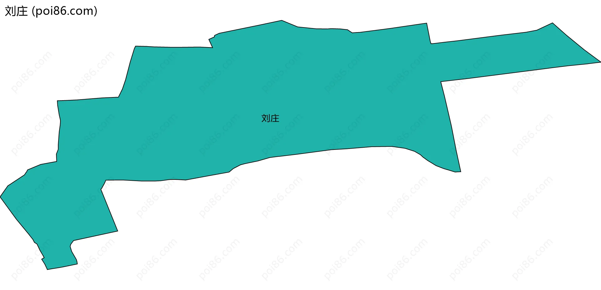 刘庄边界地图