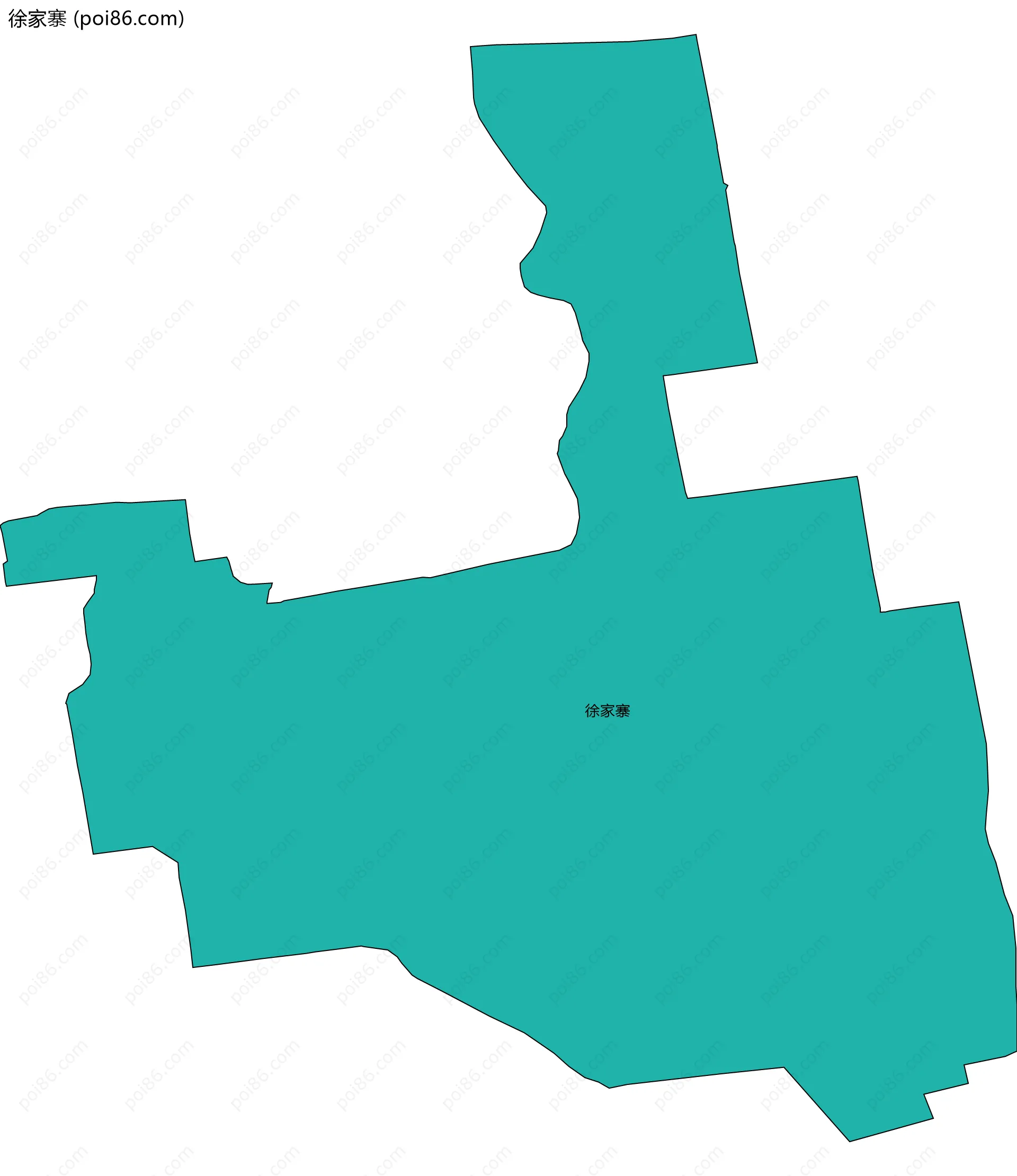 徐家寨边界地图