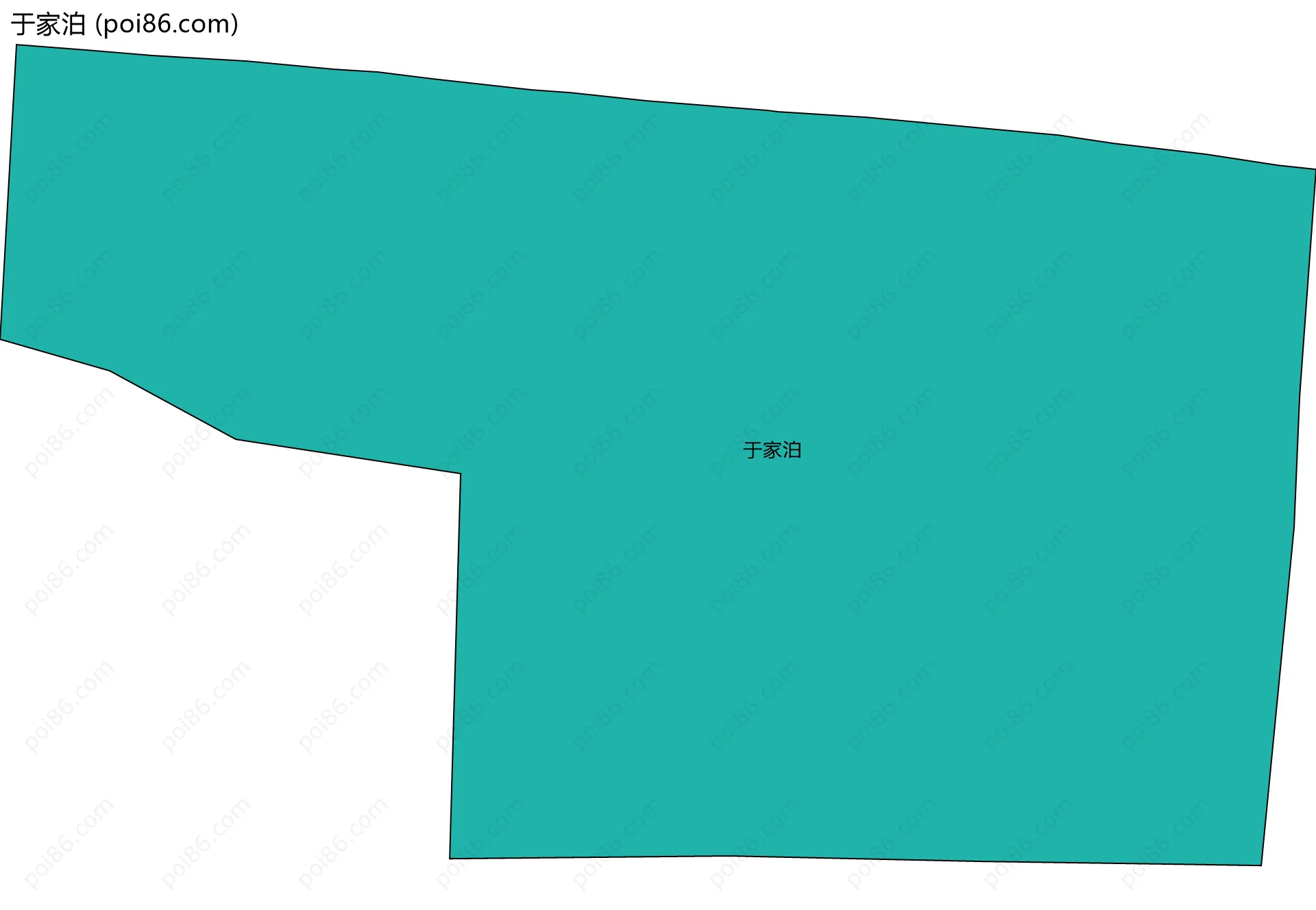 于家泊边界地图