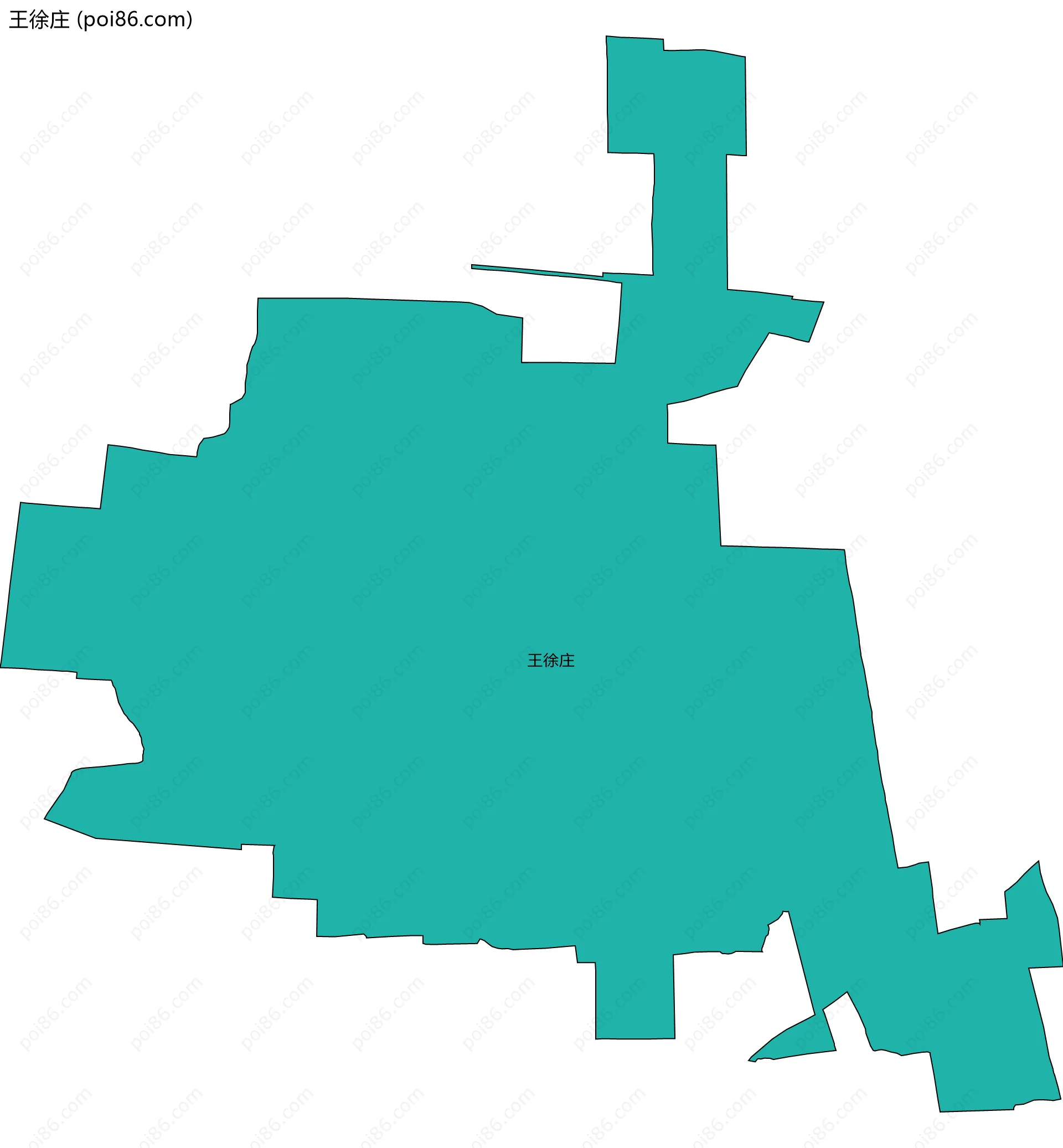 王徐庄边界地图