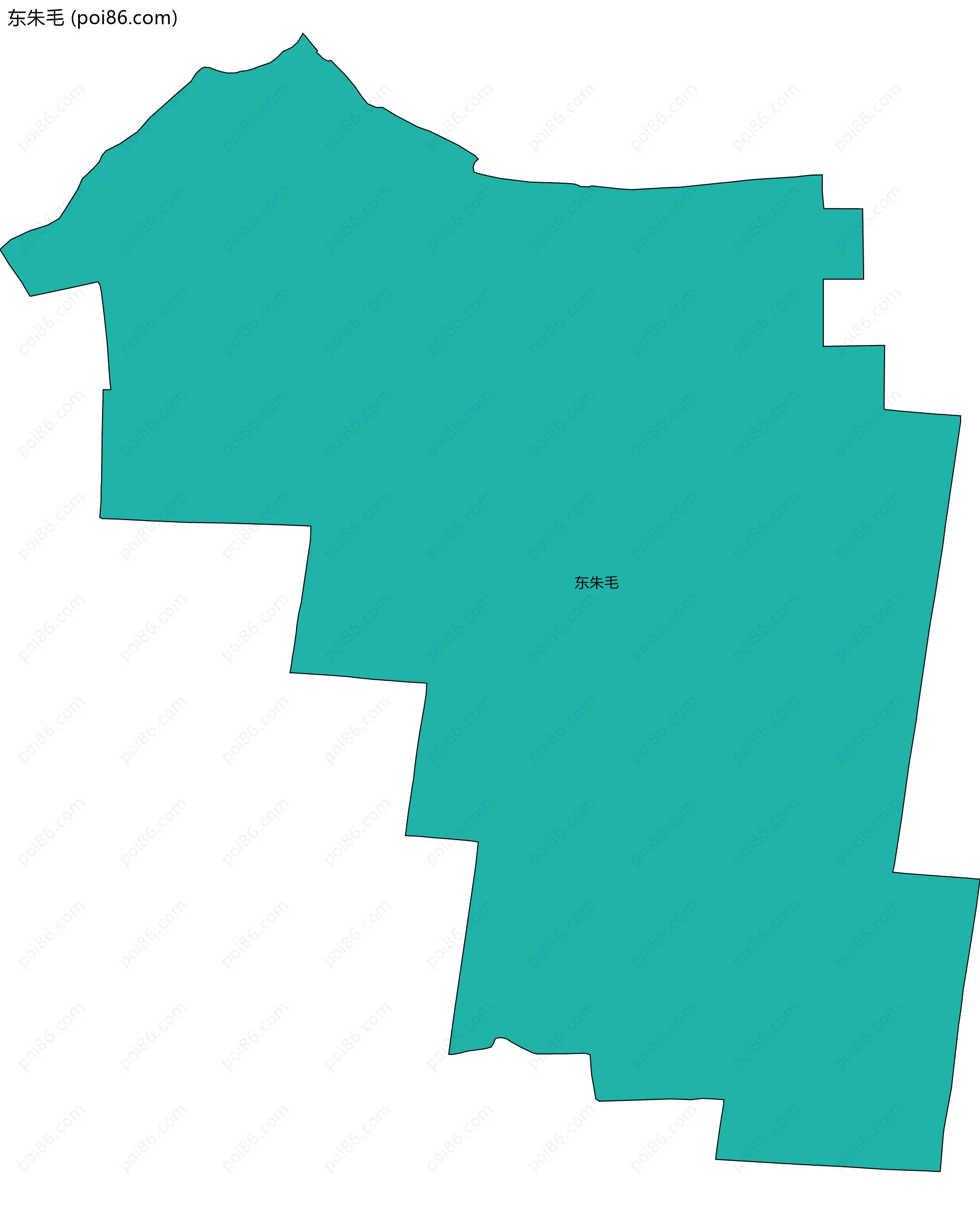 东朱毛边界地图