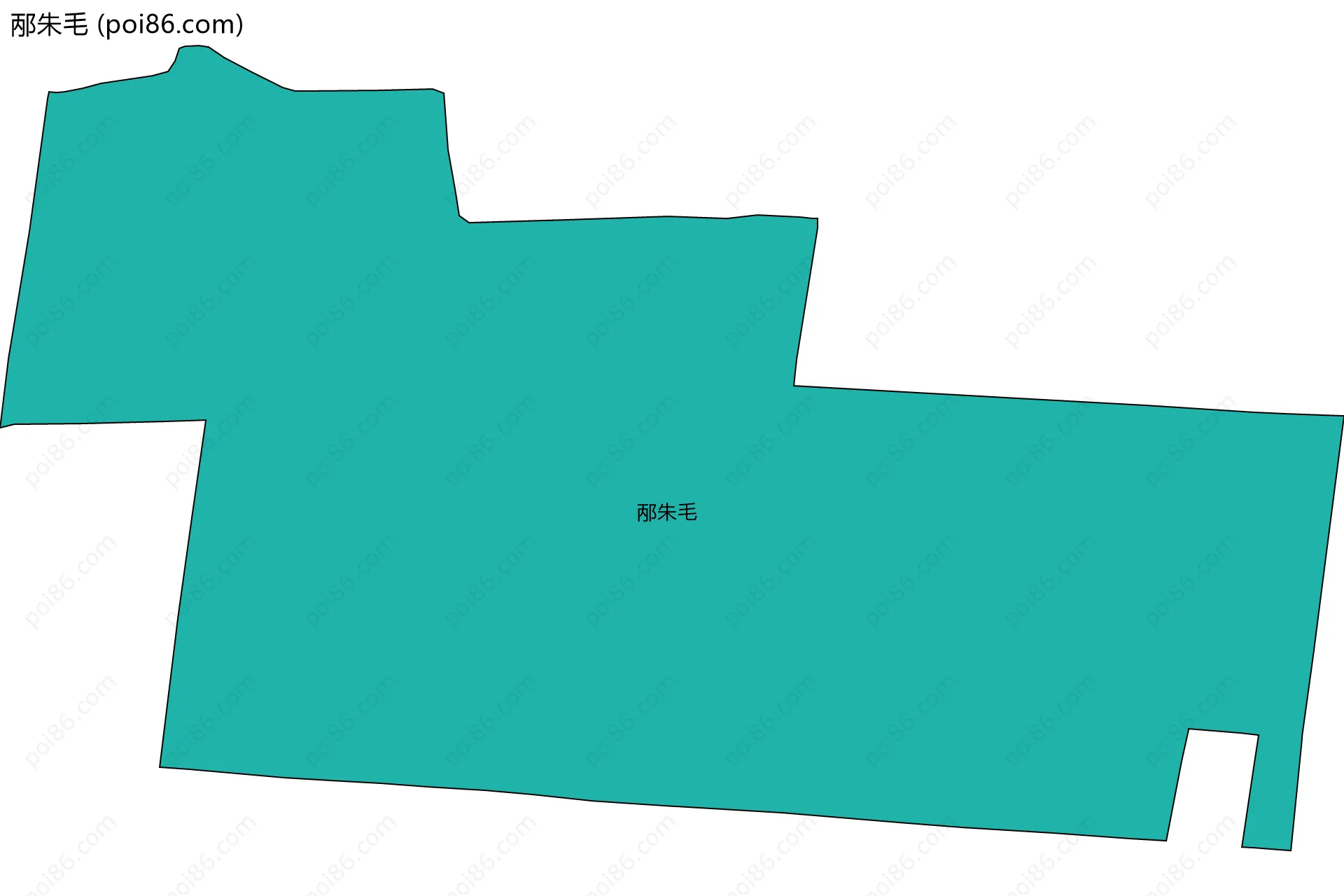 邴朱毛边界地图