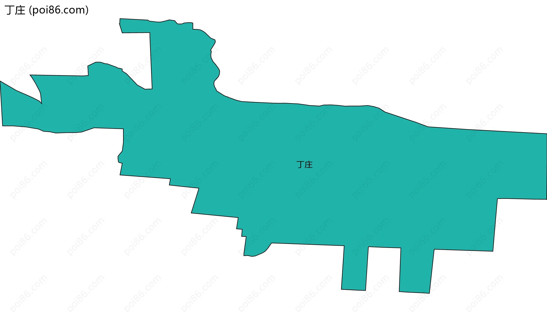 丁庄边界地图
