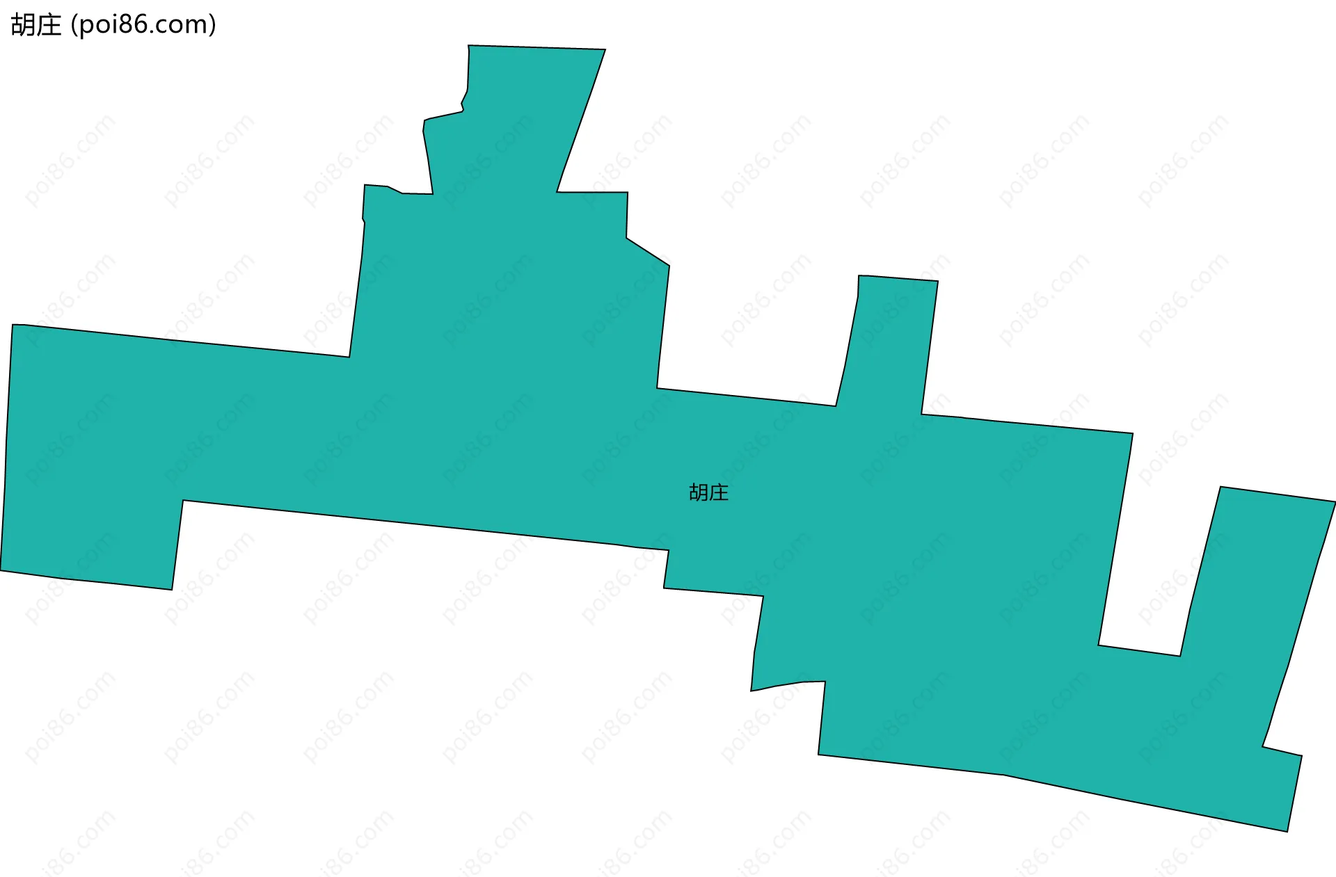 胡庄边界地图