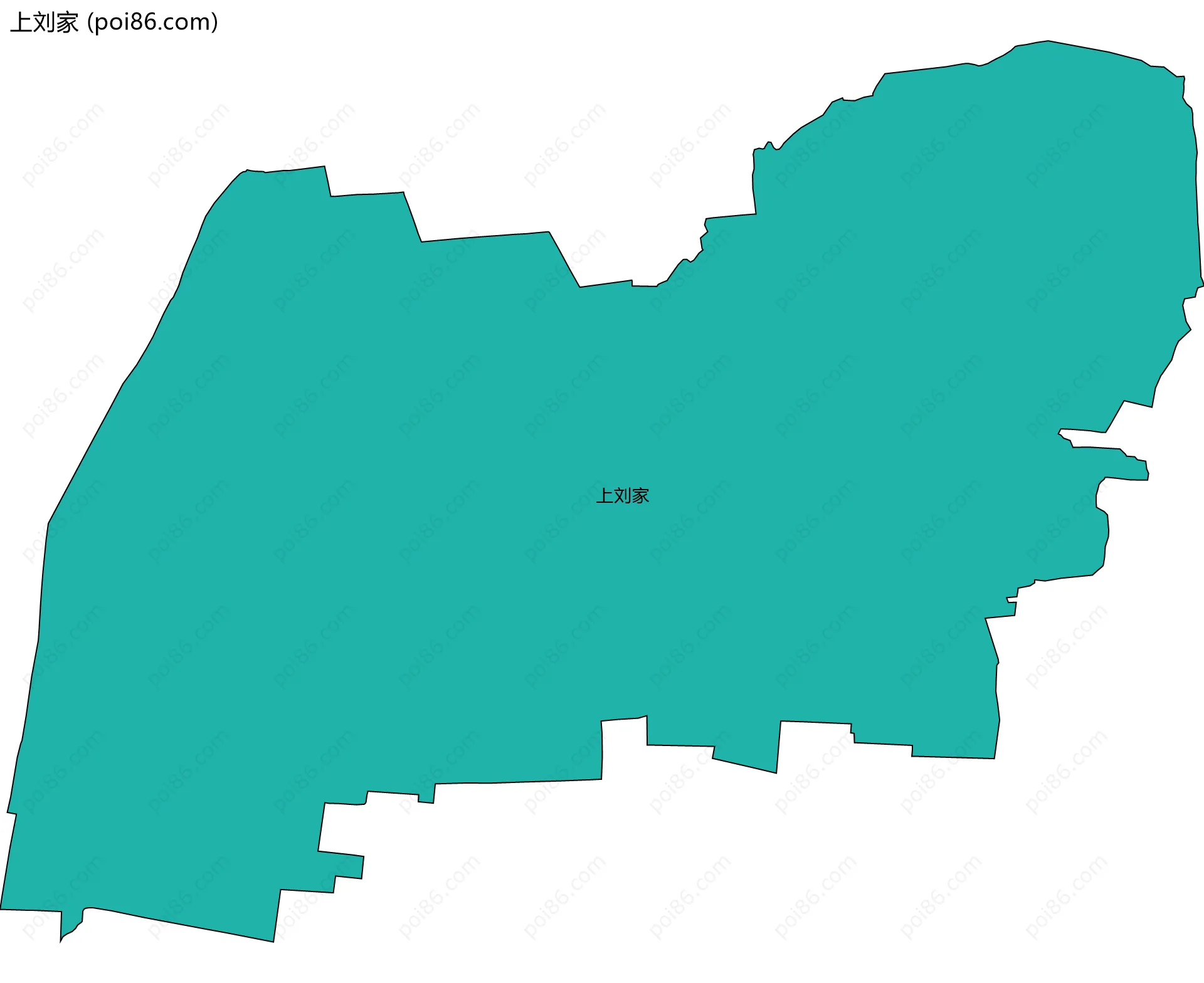 上刘家边界地图