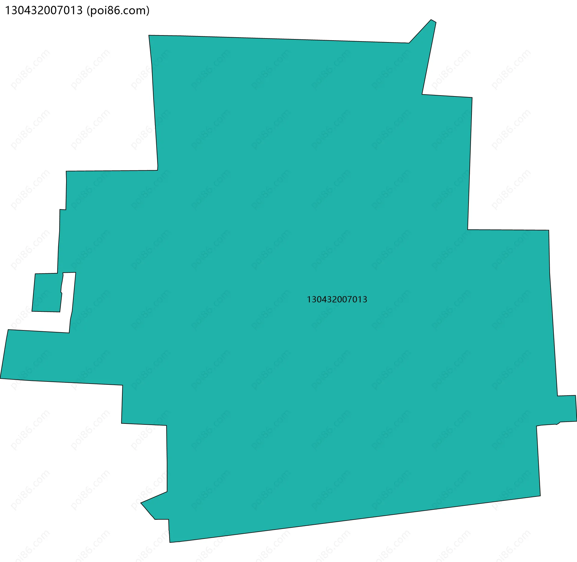 130432007013边界地图