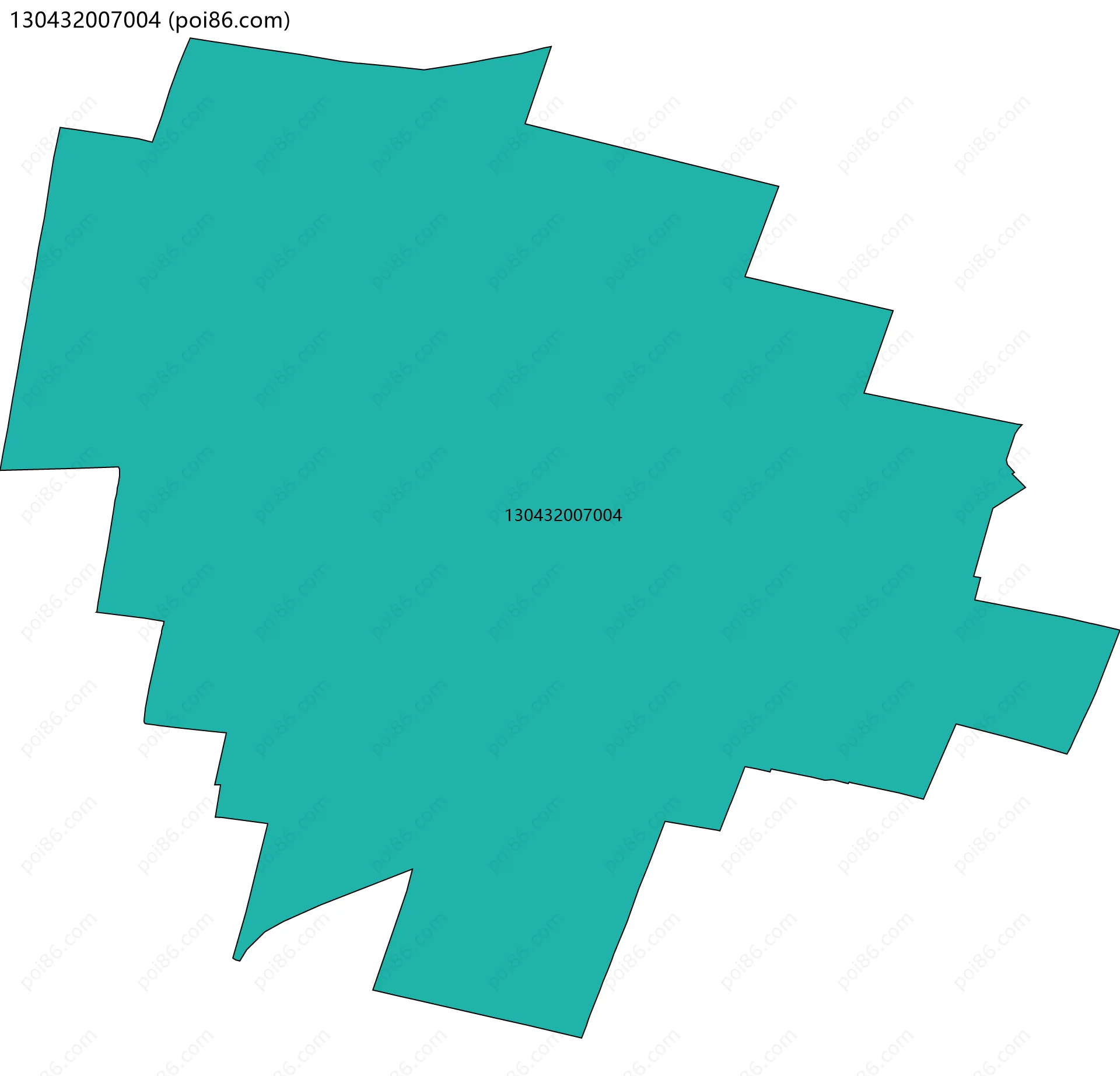 130432007004边界地图