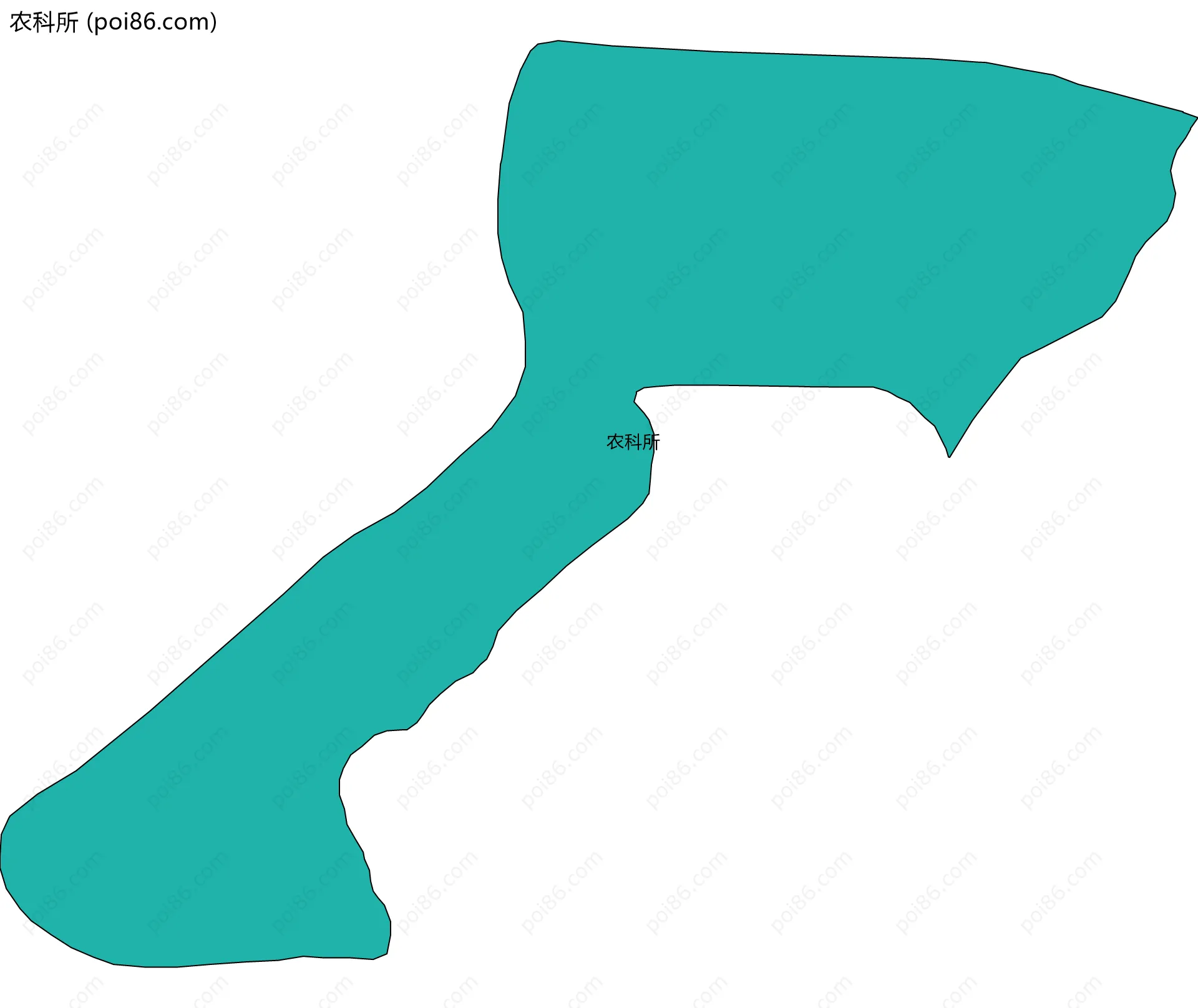 农科所边界地图