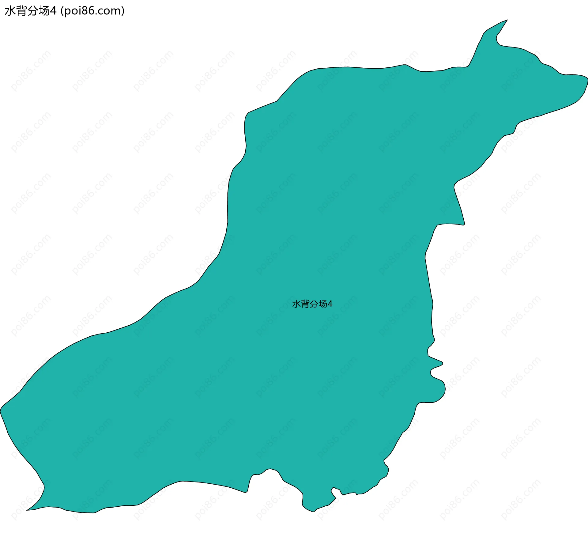 水背分场4边界地图