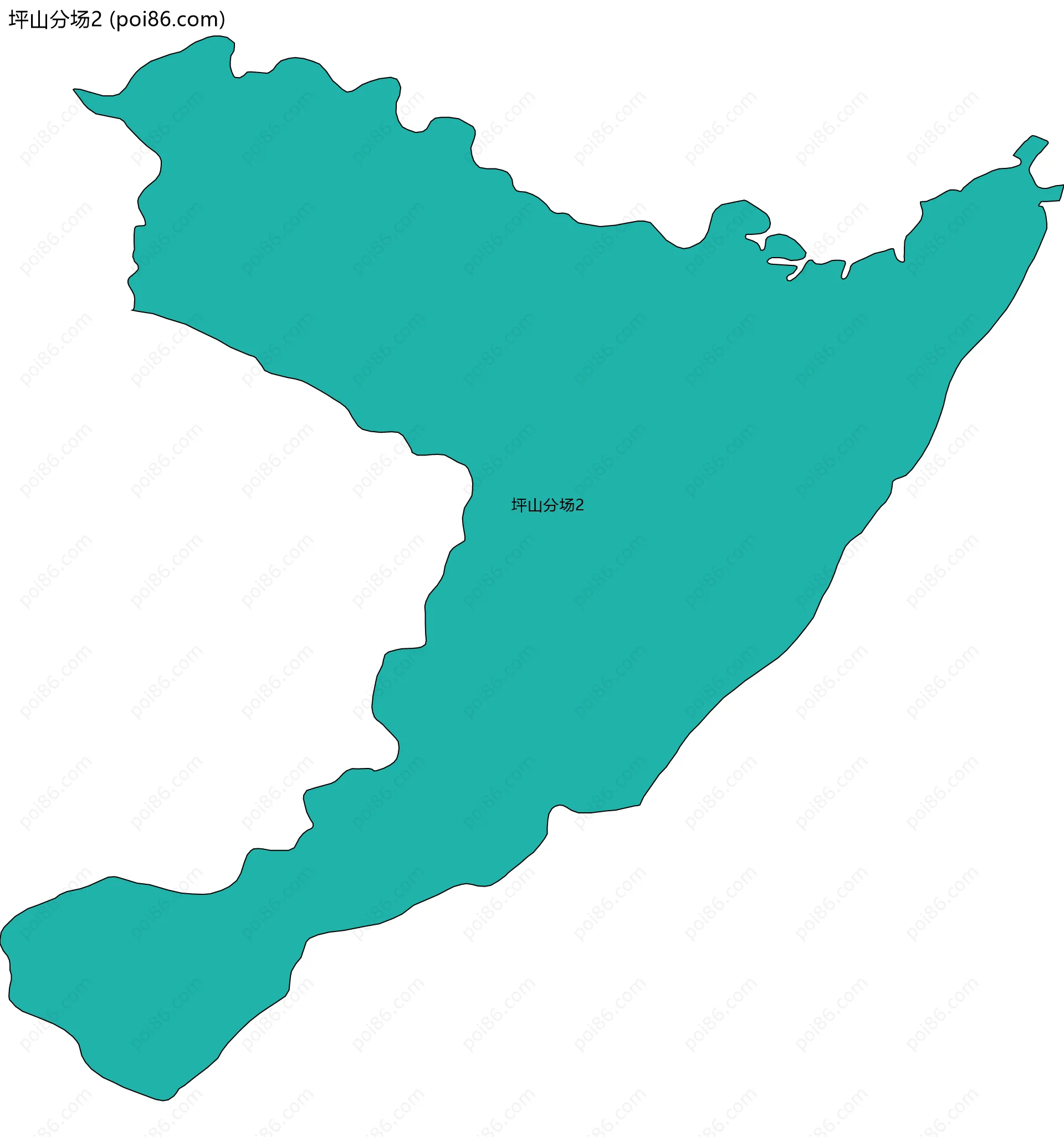 坪山分场2边界地图