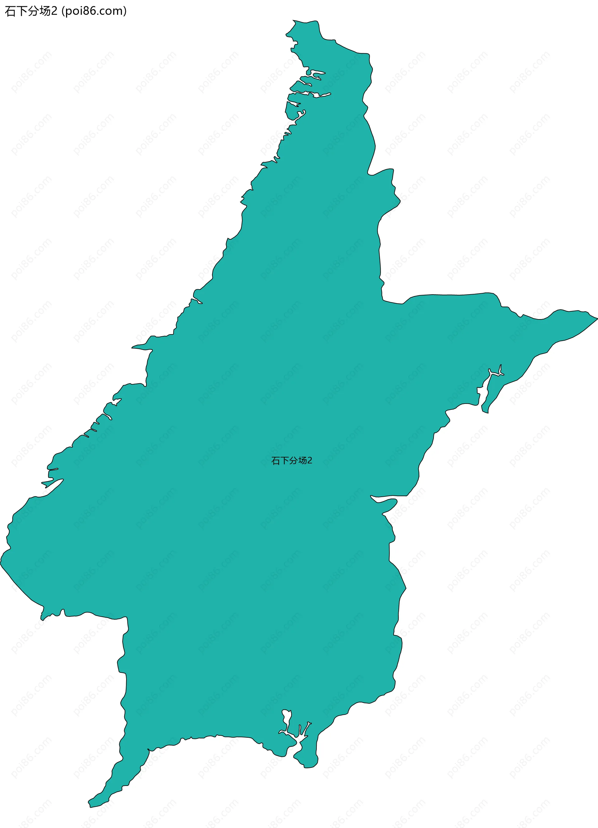 石下分场2边界地图