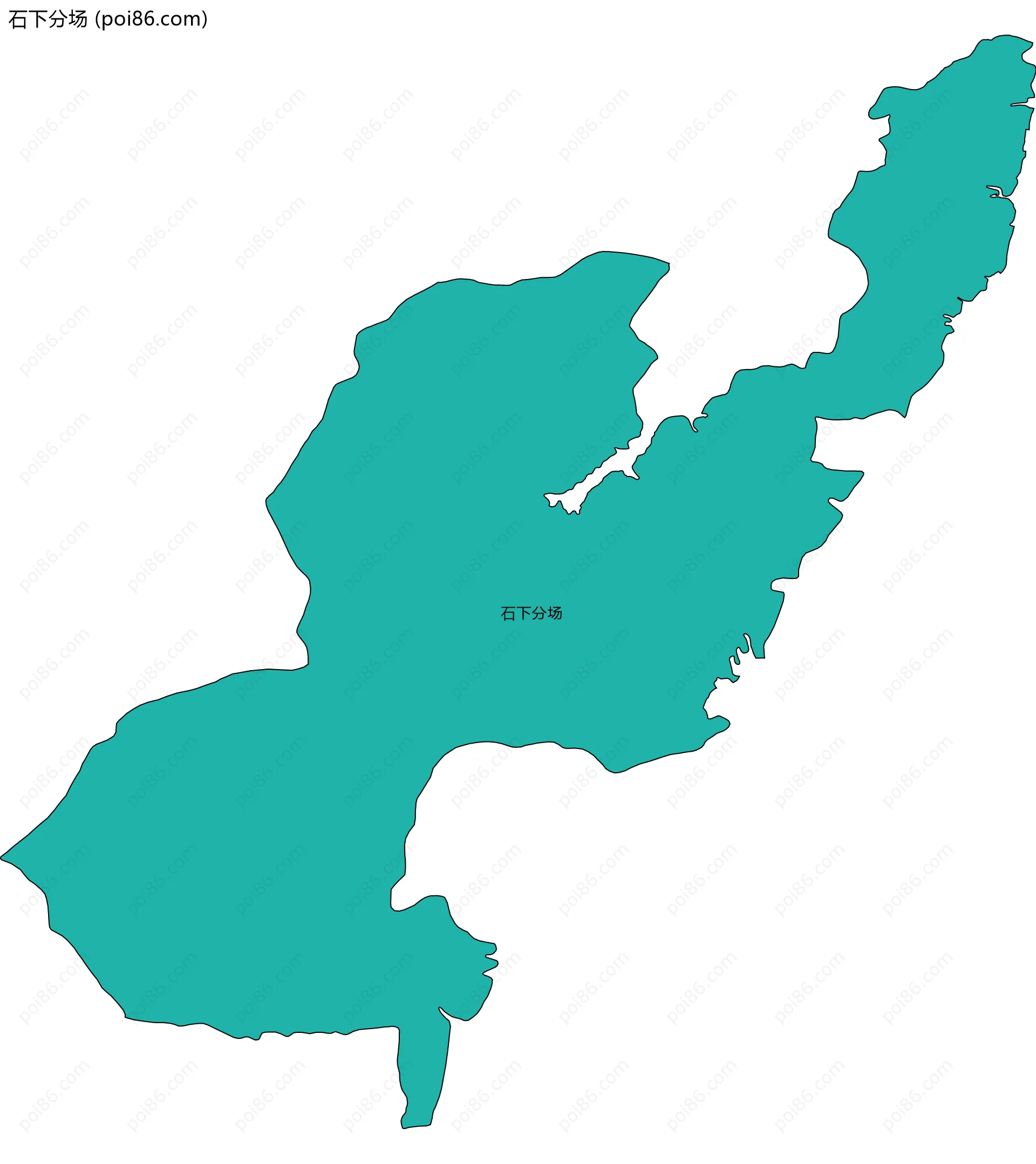 石下分场边界地图