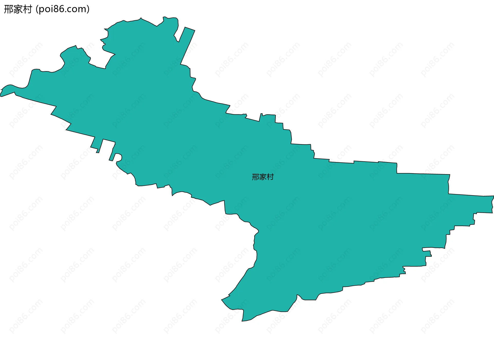 邢家村边界地图