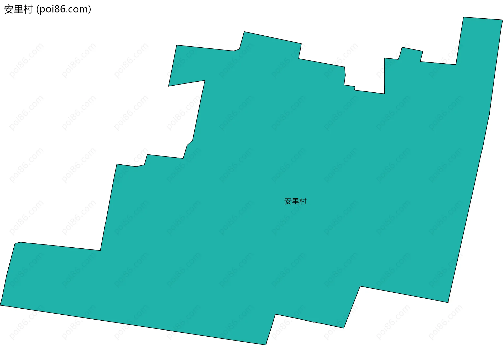 安里村边界地图