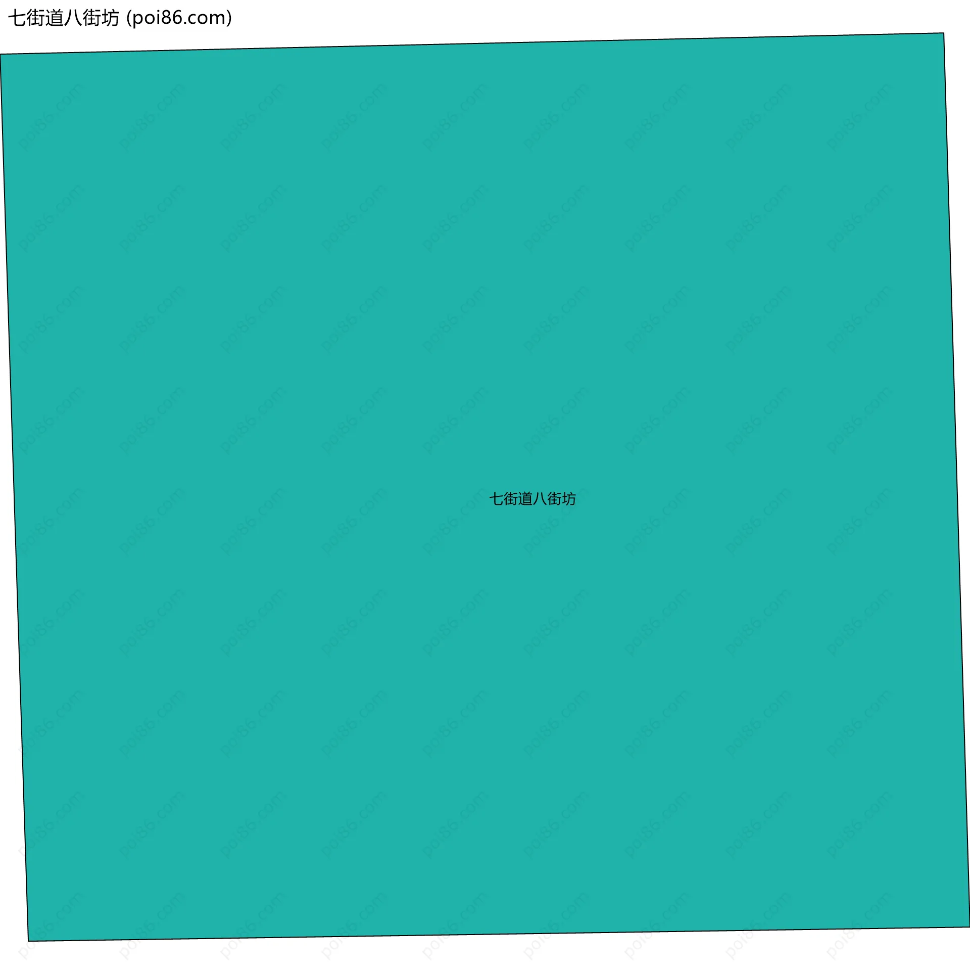 七街道八街坊边界地图