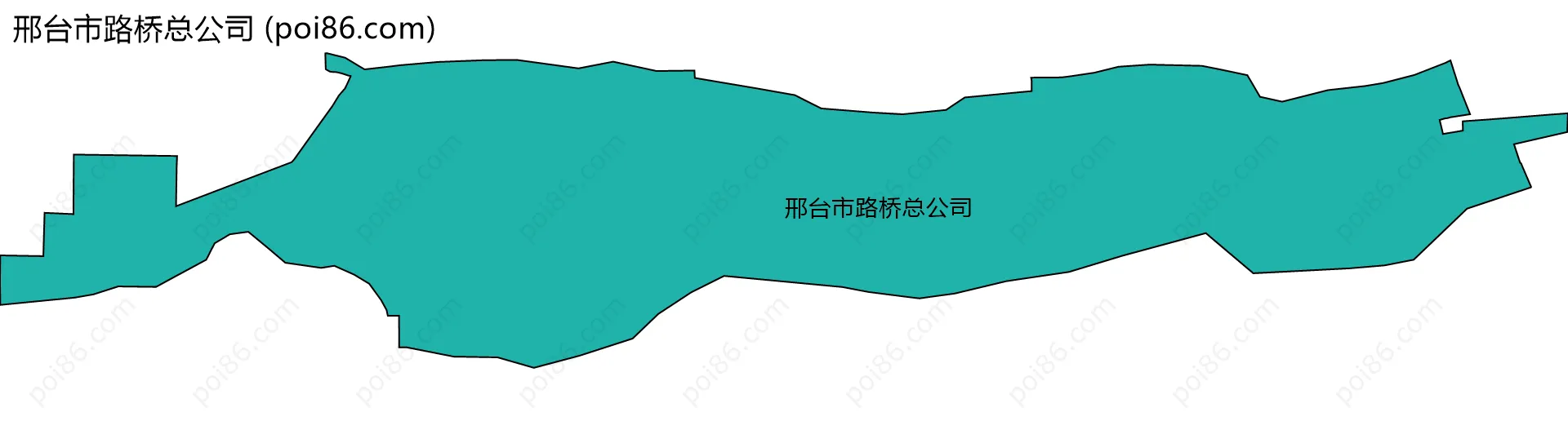 邢台市路桥总公司边界地图