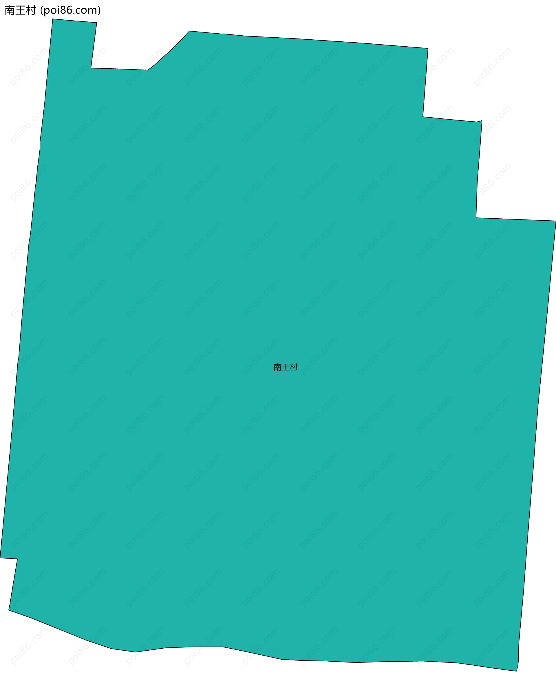 南王村边界地图