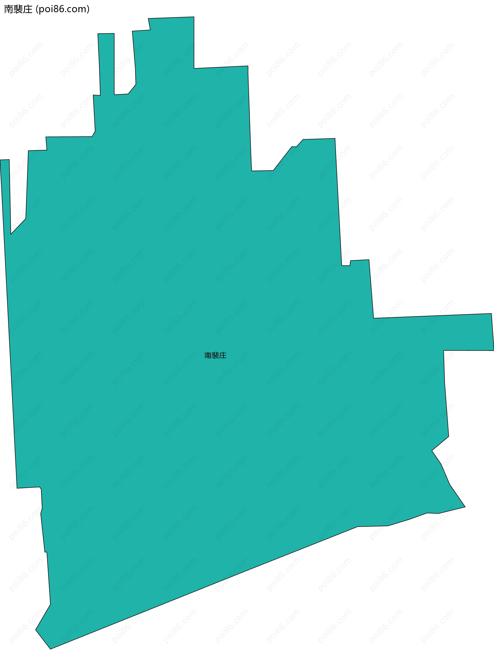 南裴庄边界地图