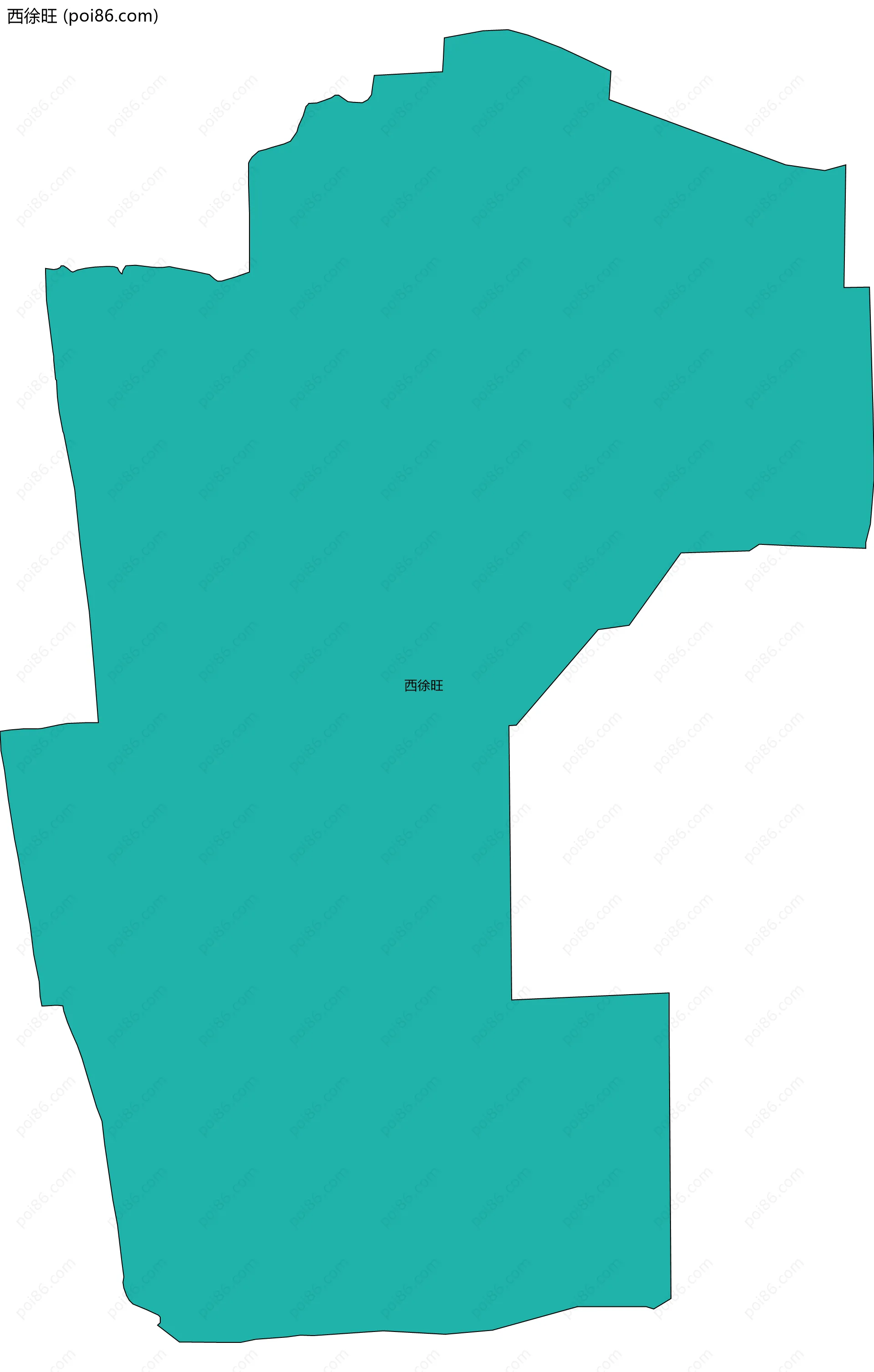 西徐旺边界地图