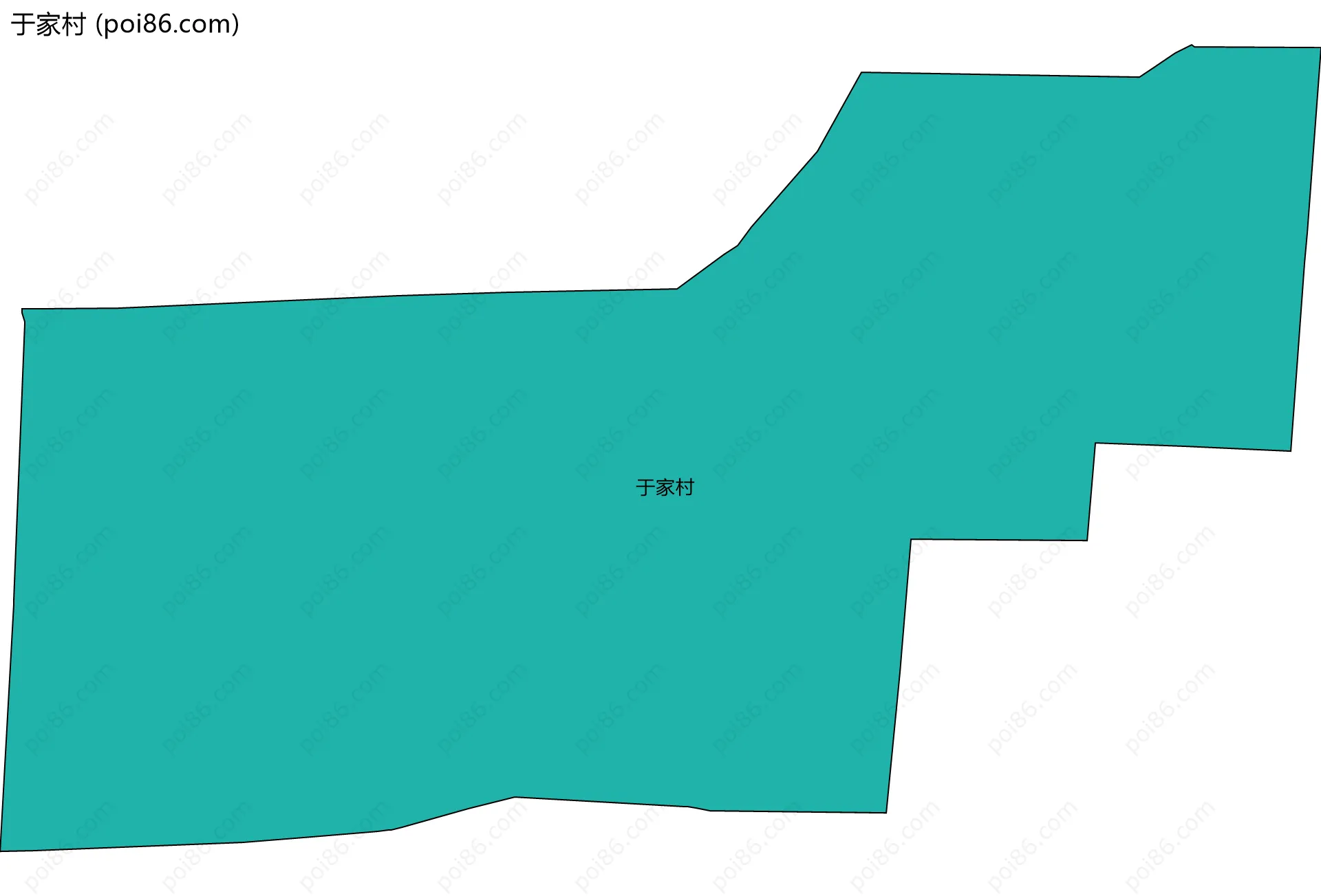 于家村边界地图