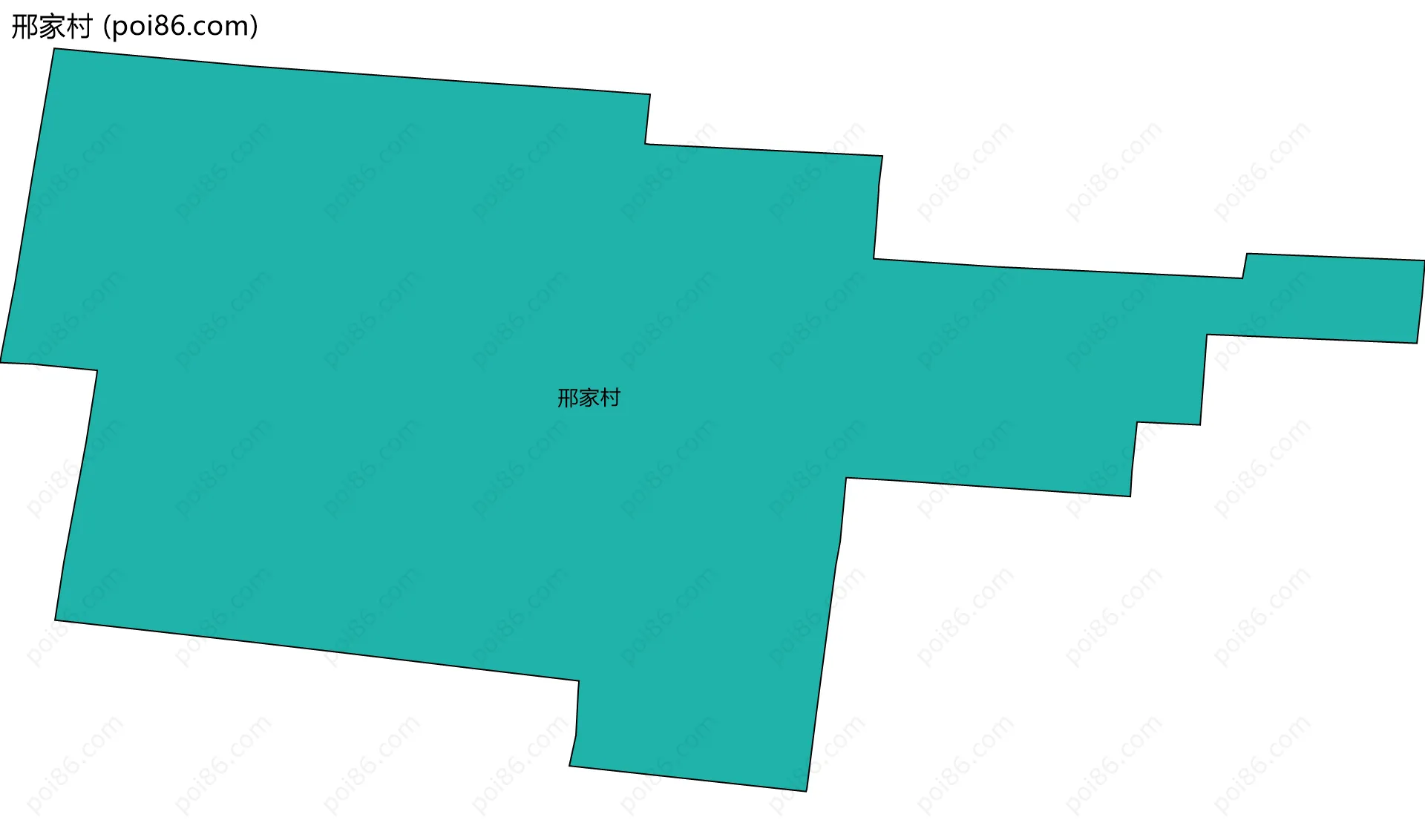 邢家村边界地图