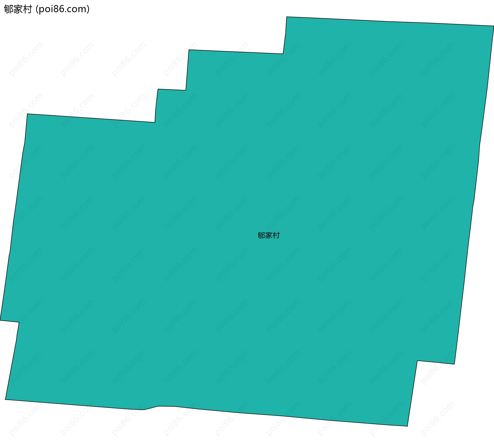 郇家村边界地图