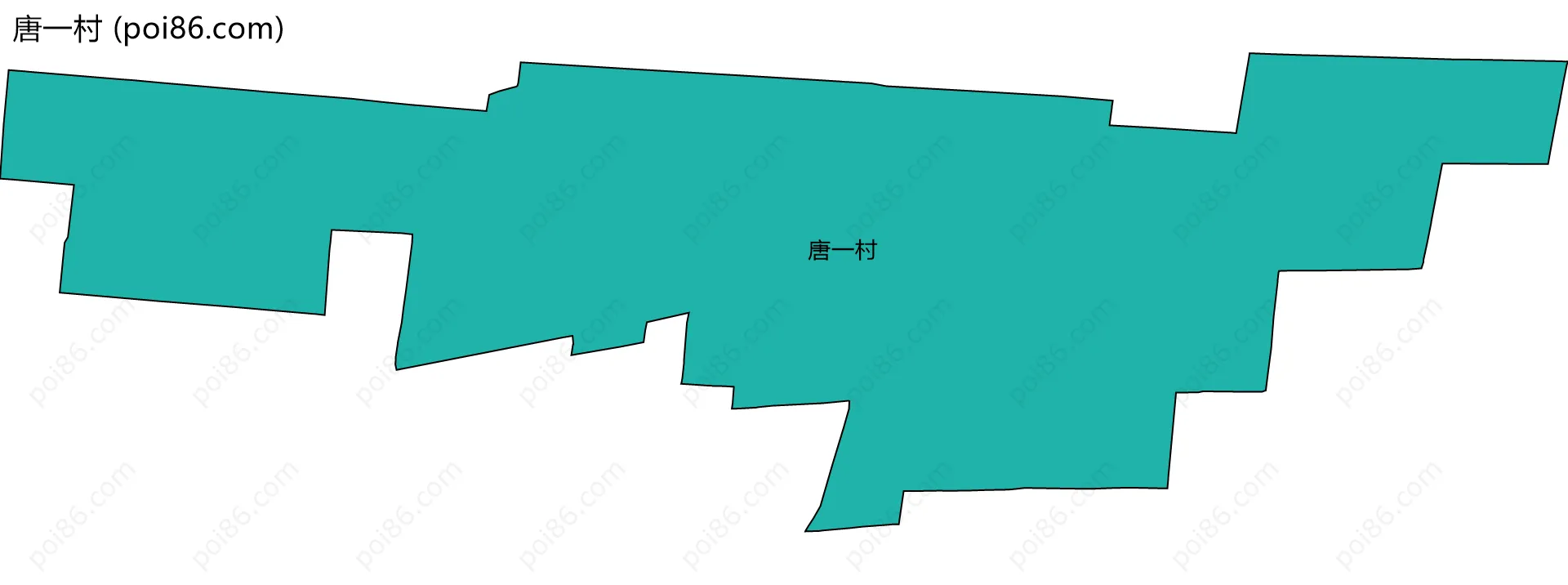 唐一村边界地图
