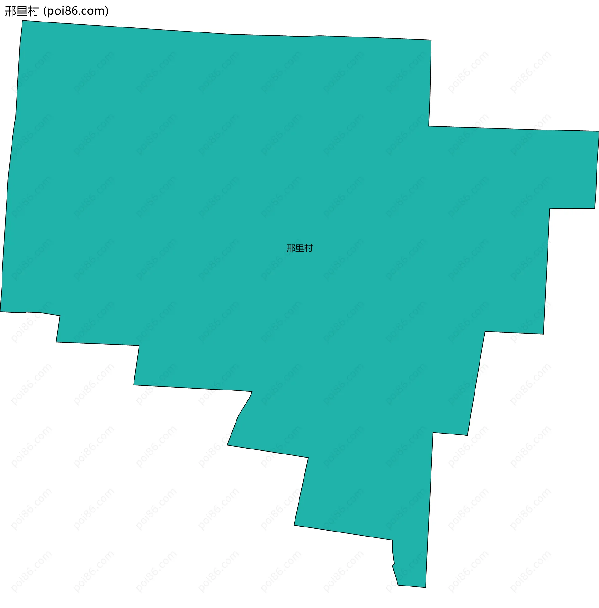 邢里村边界地图