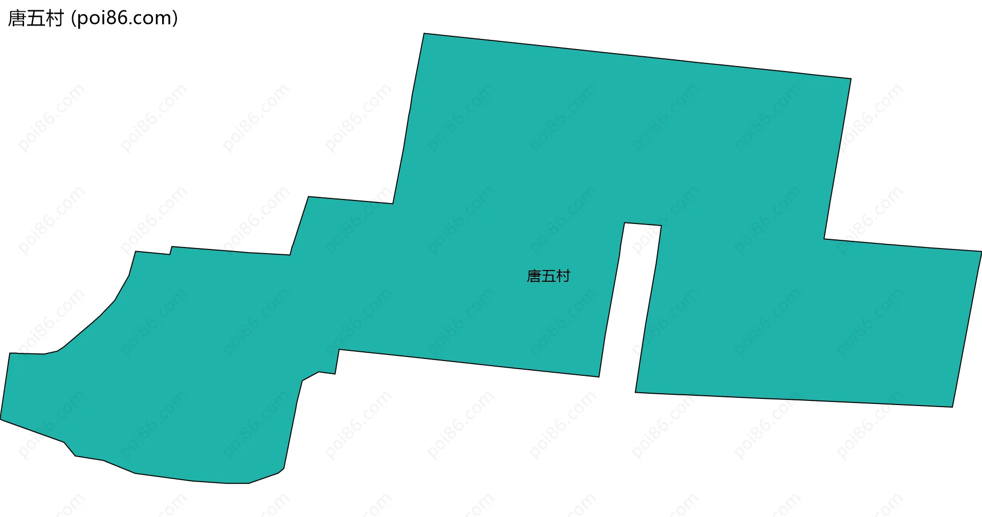 唐五村边界地图