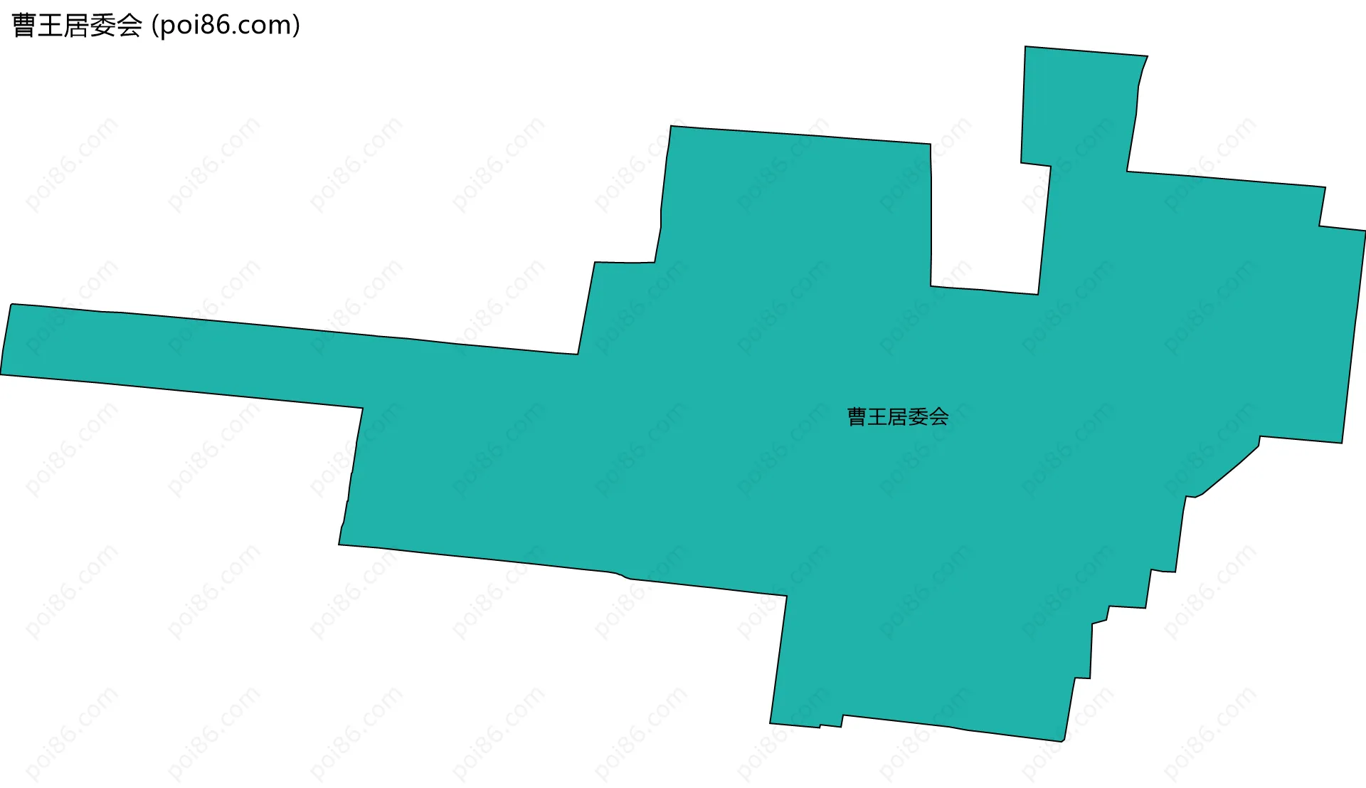 曹王居委会边界地图