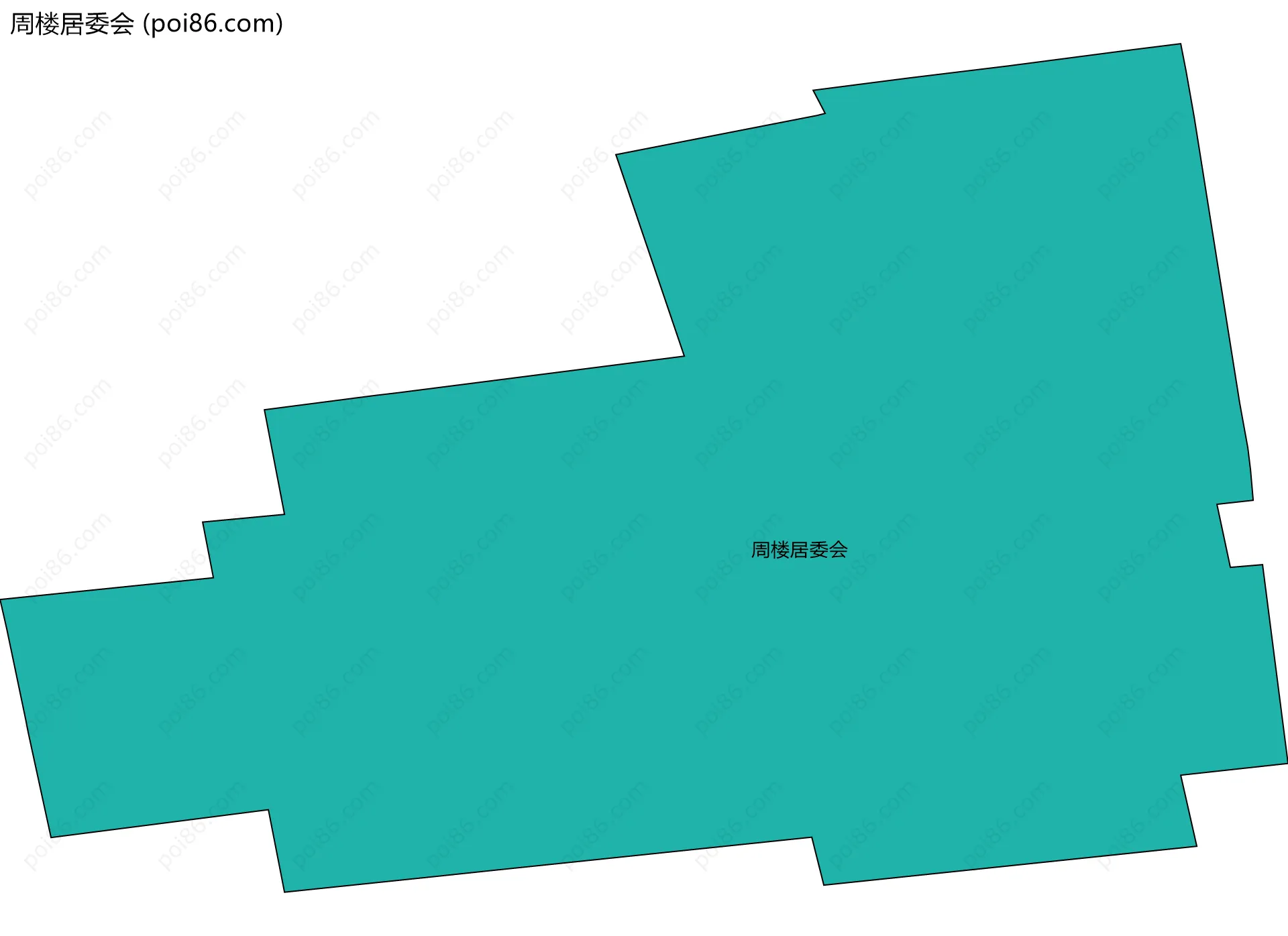 周楼居委会边界地图