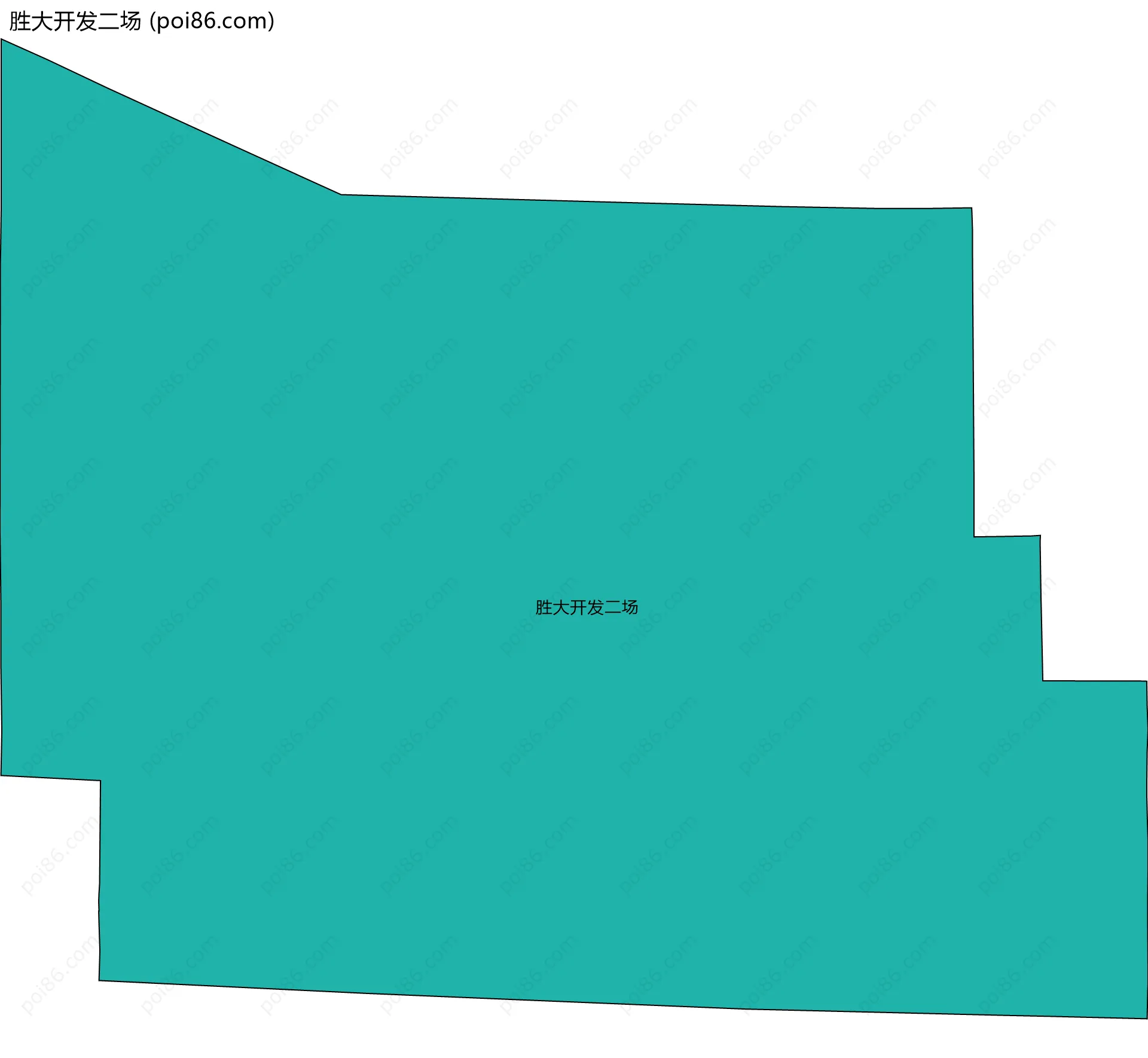 胜大开发二场边界地图