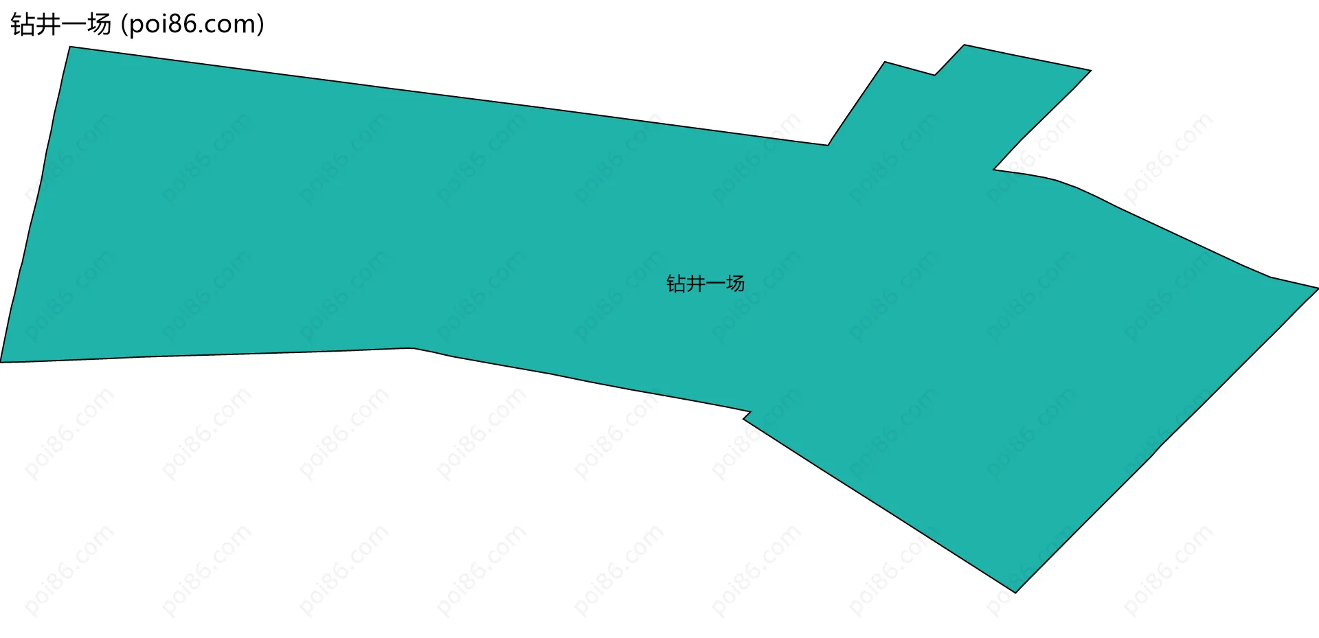 钻井一场边界地图